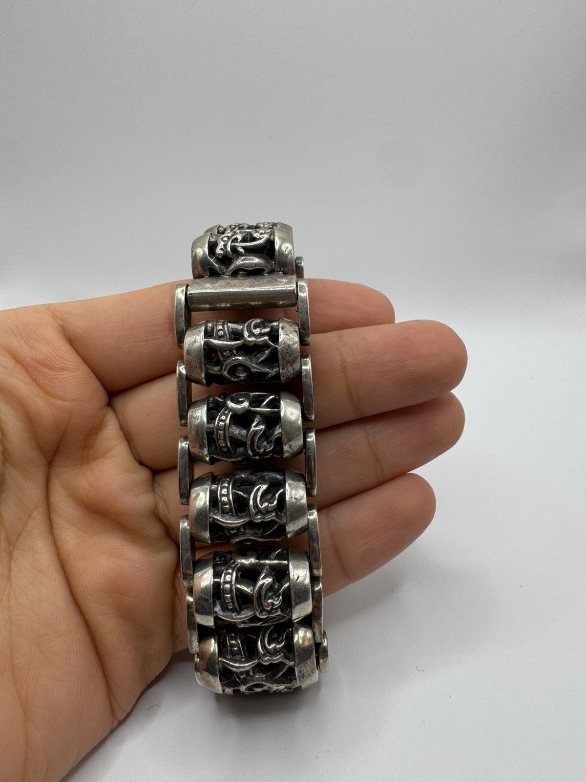 Chrome Hearts Chrome Hearts Celtic Roller Sterling Bracelet (2000 Stamp) Size ONE SIZE - 4 Thumbnail