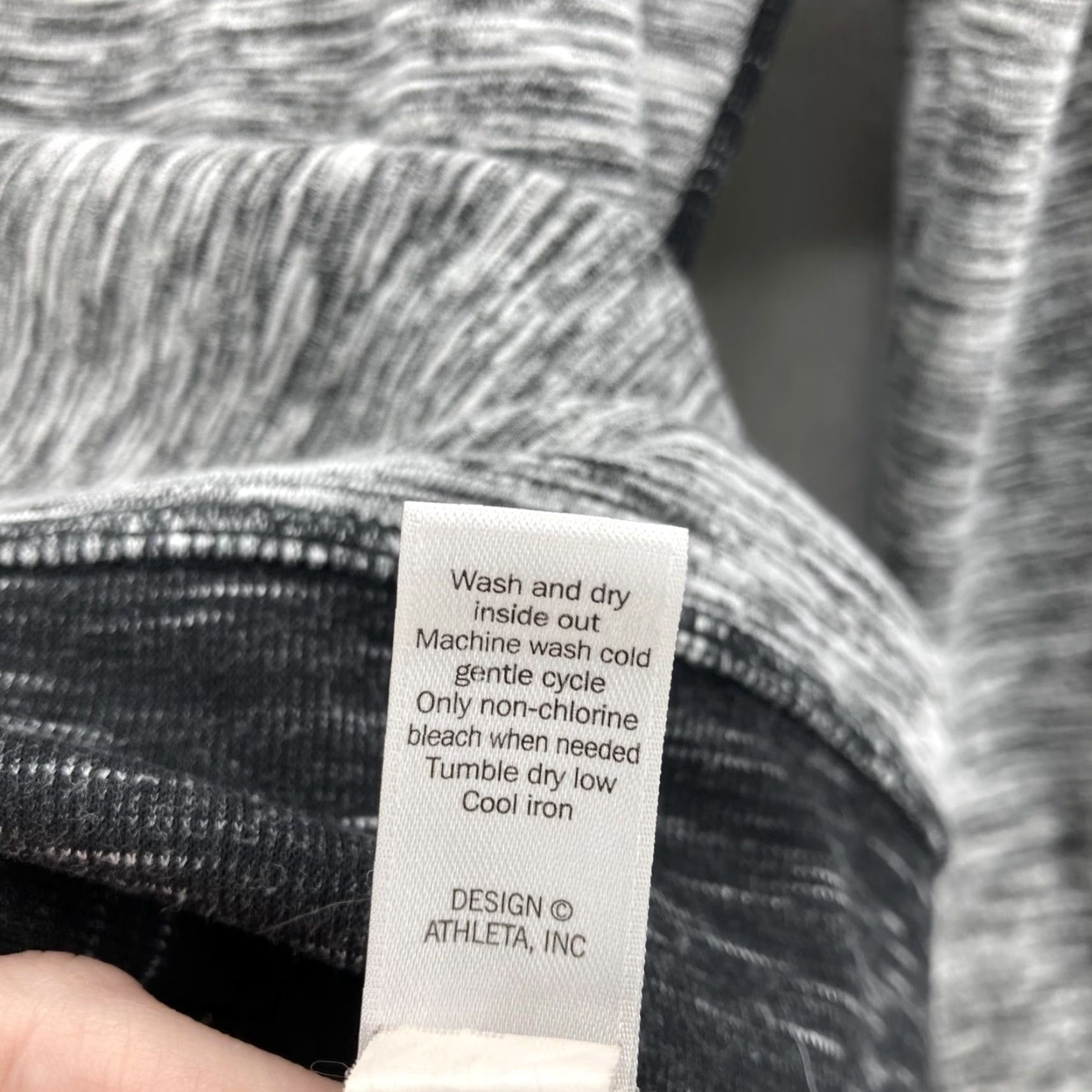 Athleta Athleta Sweatshirt Womens Medium Heathered Raglan Tunic Side Zip Pullover Gray Size M / US 6-8 / IT 42-44 - 7 Thumbnail