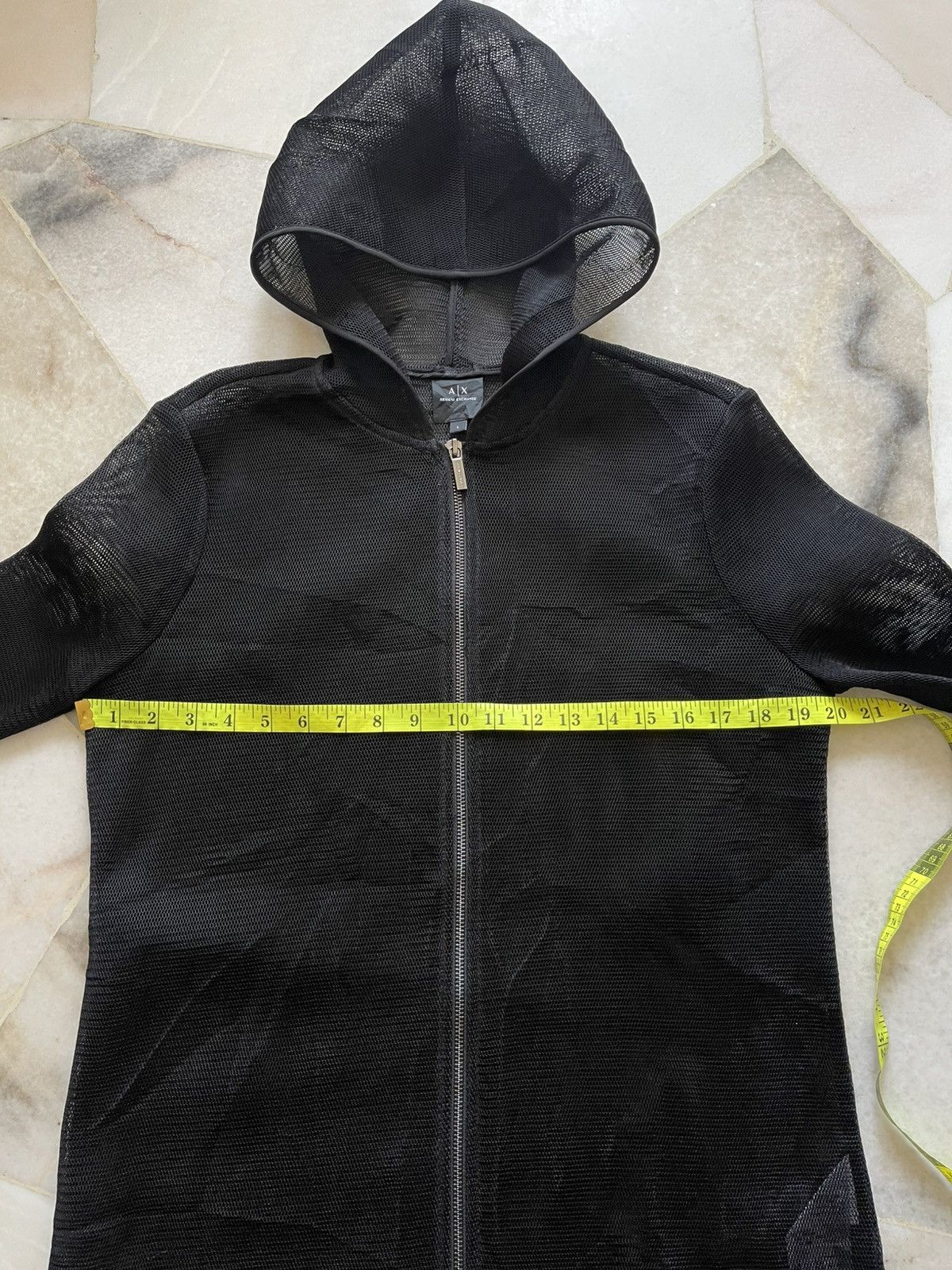 Armani Exchange Armani Exchange Mesh Zip Hoodie Size US M / EU 48-50 / 2 - 10 Thumbnail
