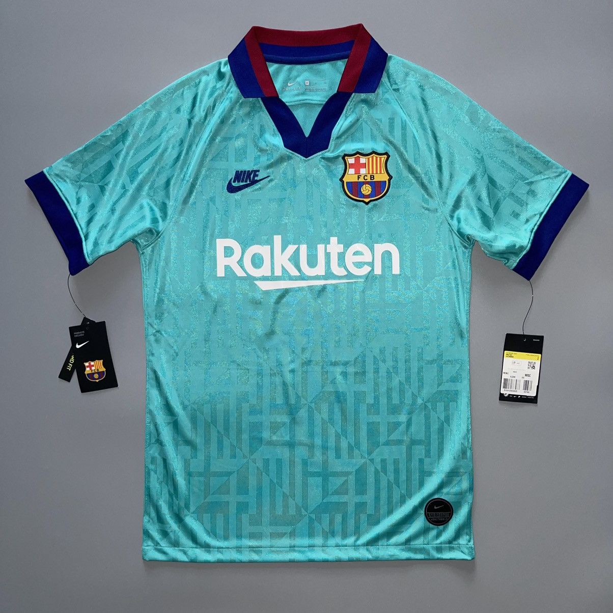 Nike × Vintage NWT BARCELONA NIKE 2019/2020 FOOTBALL THIRD JERSEY #10 MESSI Size US S / EU 44-46 / 1 - 2 Thumbnail