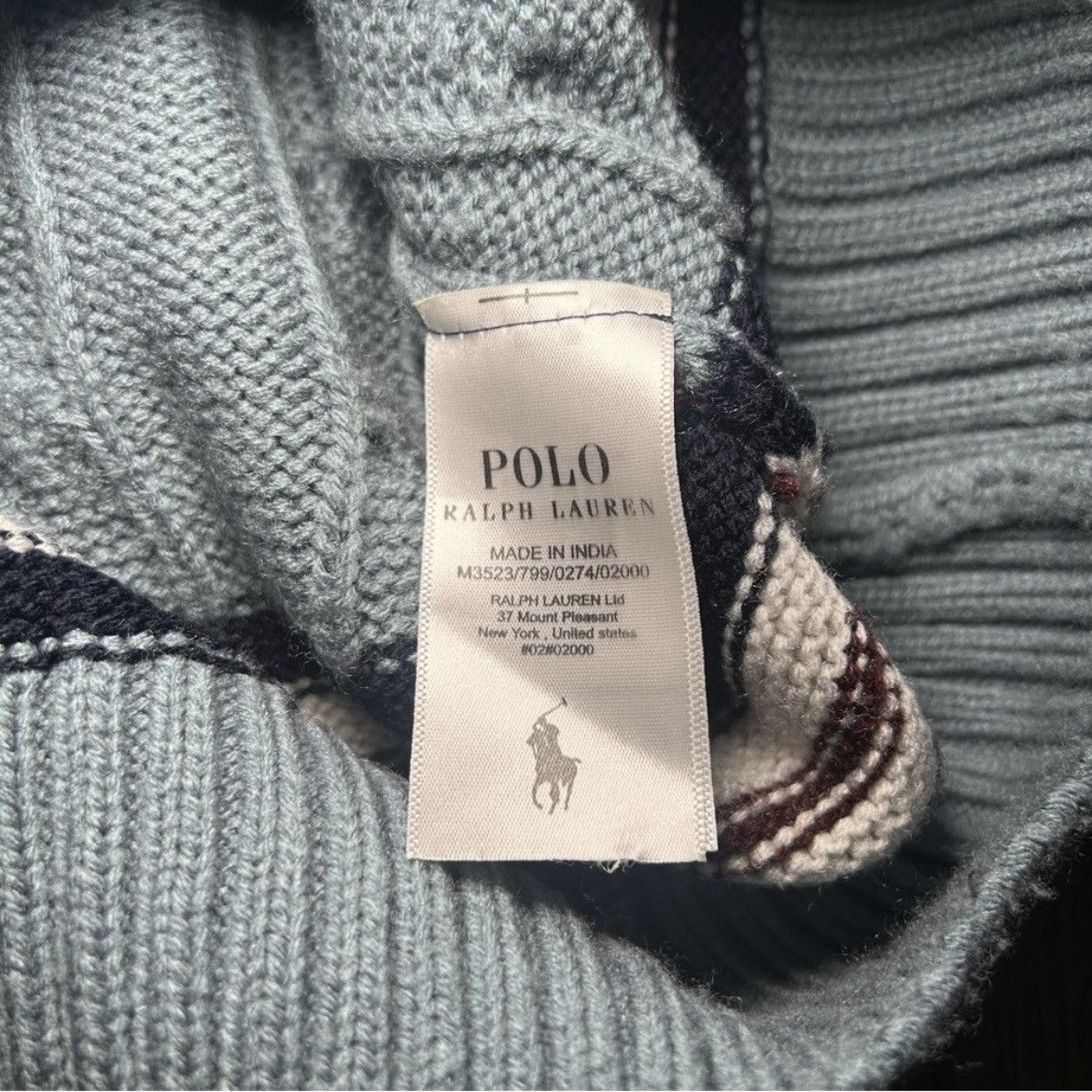 Polo Ralph Lauren Polo Ralph Lauren The Iconic Cricket Sweater Size M Blue Size M / US 6-8 / IT 42-44 - 3 Thumbnail