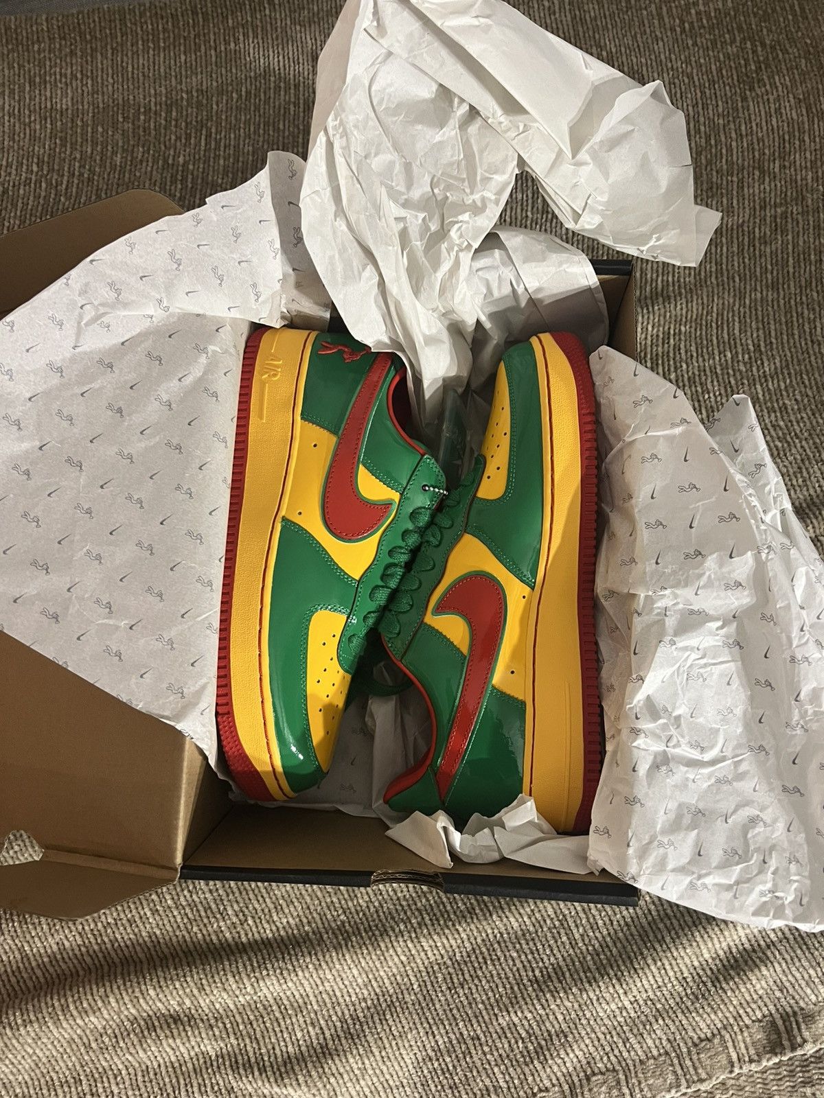 Lil Yachty × Nike Air Force 1 Low Lil Yachty Concrete Boys Lucky Green Size US 9.5 / EU 42-43 - 1 Thumbnail