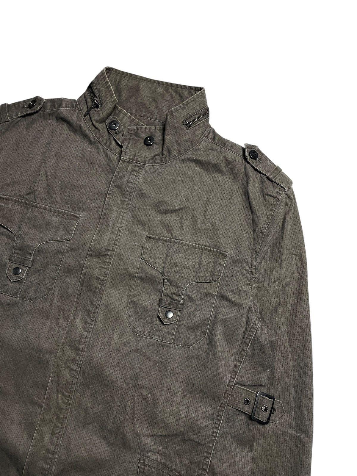 SLY 2000’s Splendid Satisfaction - Cyber Military Bondage Jacket Size US XL / EU 56 / 4 - 6 Thumbnail