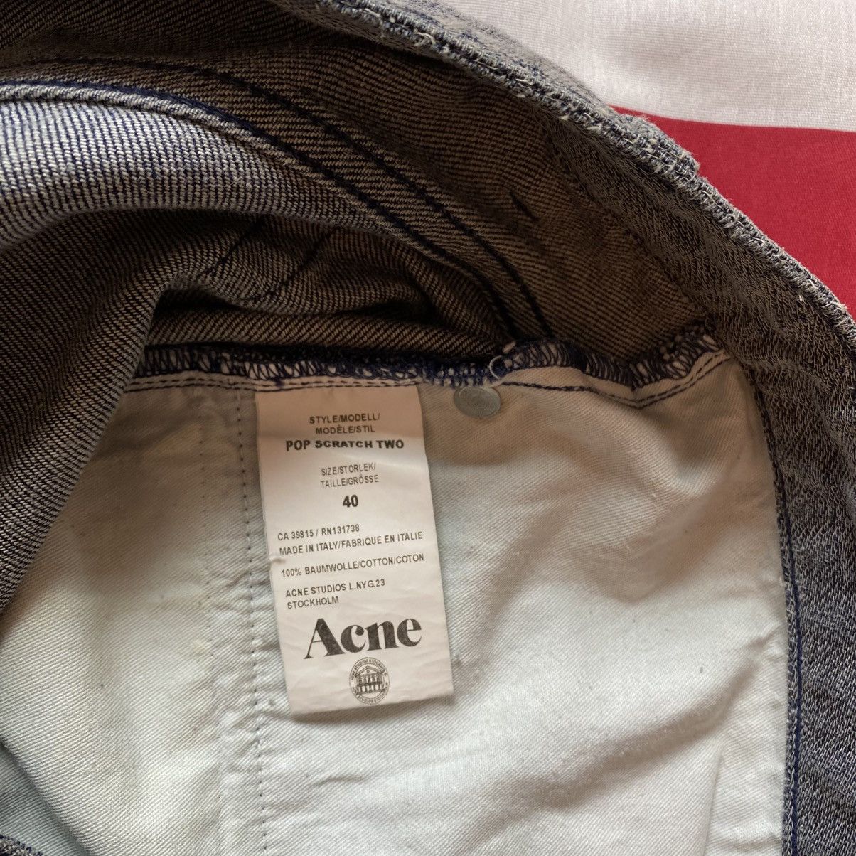 Acne Studios × Japanese Brand Rarest Ance Studios distressed inside out avant-garde jeans Size US 32 / EU 48 - 14 Thumbnail