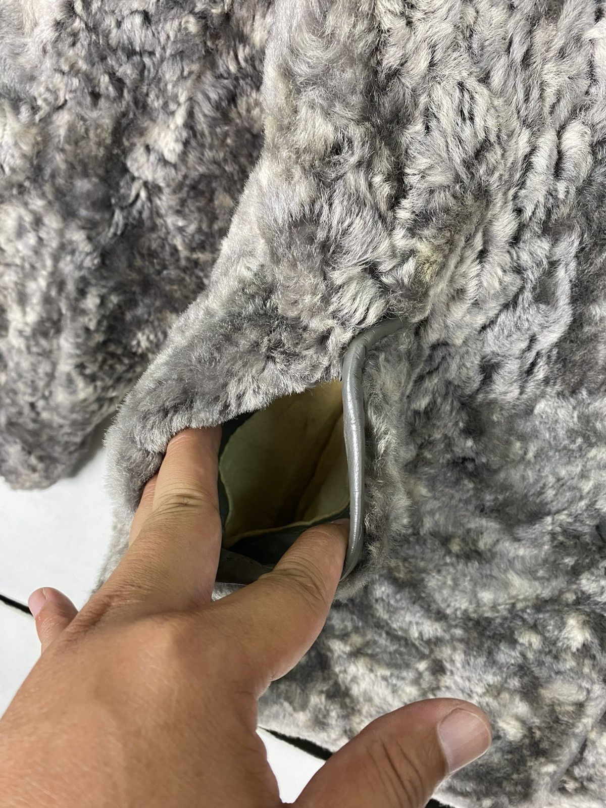 Other Morlands CURLAM Real Lambskin Made In England Fur Jacket Size US S / EU 44-46 / 1 - 9 Thumbnail