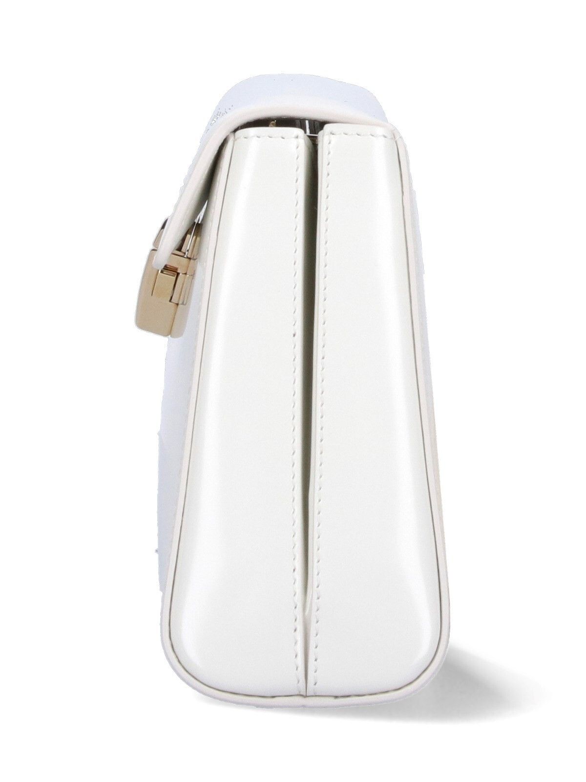 Prada PRADA White Leather Shoulder Bag New And Authentic Size ONE SIZE - 4 Thumbnail