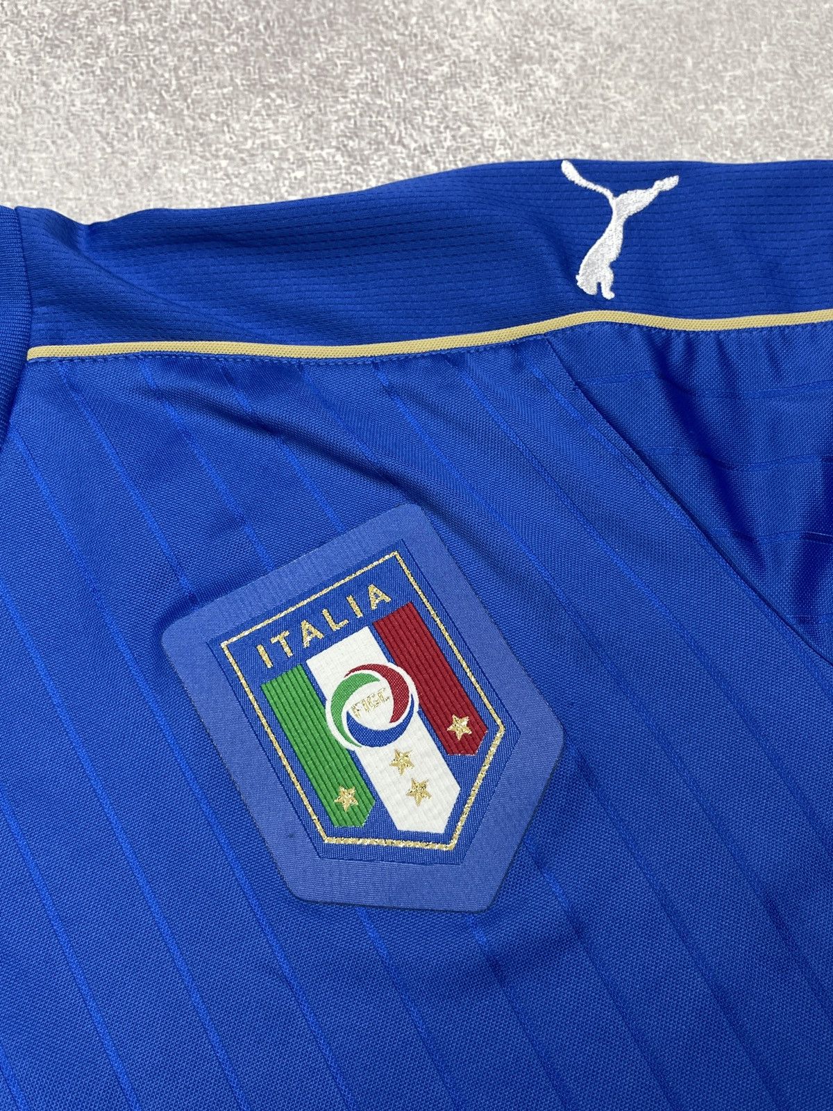 Puma × Vintage Vintage Puma Italy Forza Azzuri Soccer Jersey Football Club Size US M / EU 48-50 / 2 - 6 Thumbnail