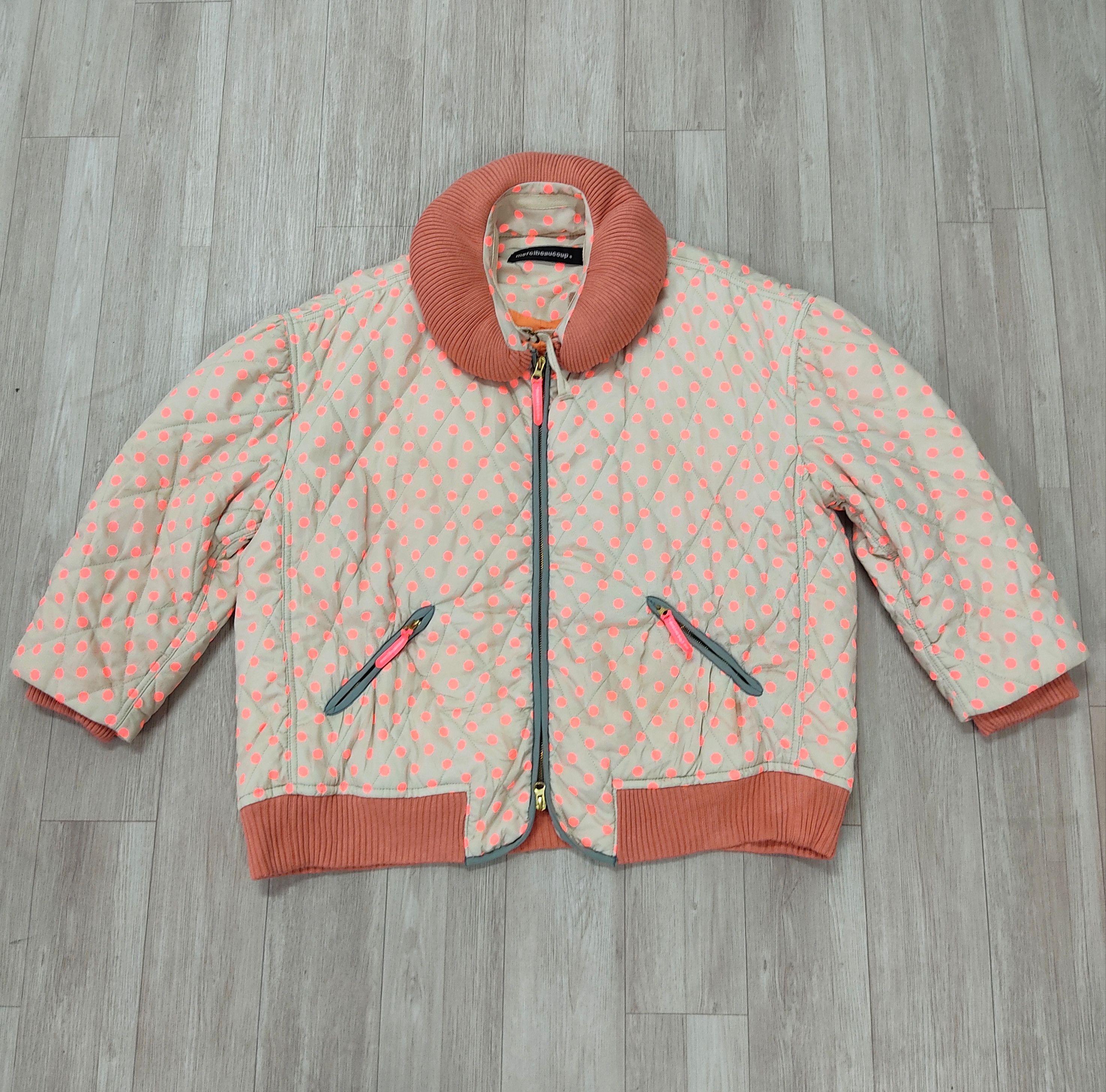 Issey Miyake MERCIBEAUCOUP Polkadots Quilted Jacket Size L / US 10 / IT 46 - 4 Thumbnail