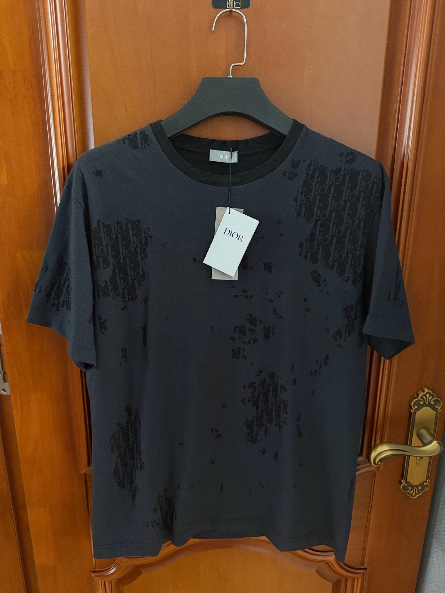 Dior Dior Monogram Logo Hollow Short Sleeve Size US L / EU 52-54 / 3 - 1 Thumbnail