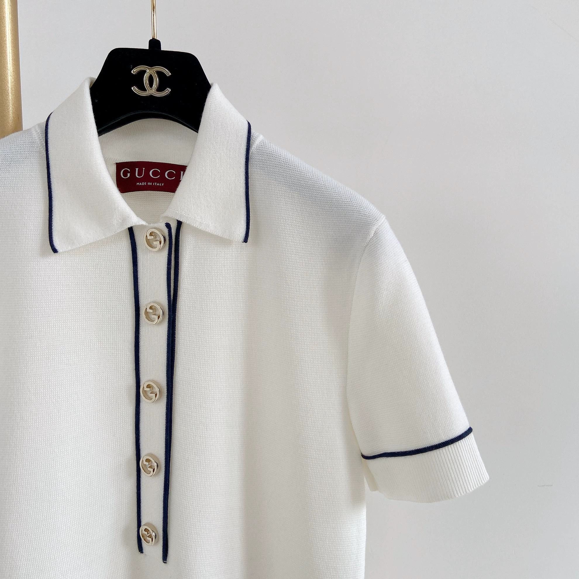 Gucci Gucci Wmns White Knit Dress XS 8574 Size XS / US 0-2 / IT 36-38 - 3 Thumbnail