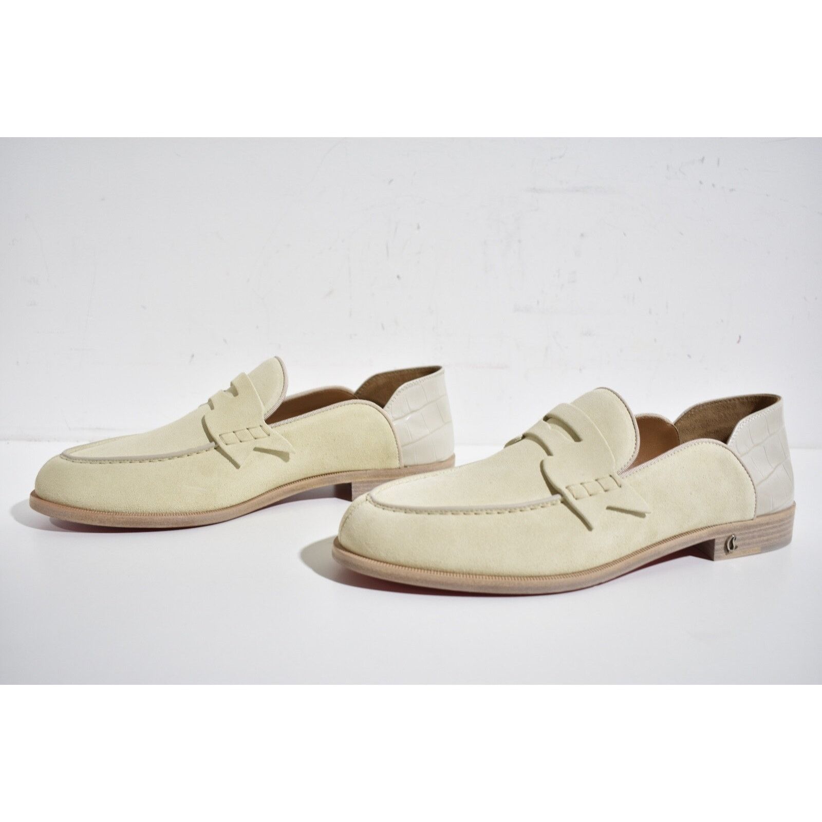 Christian Louboutin Christian Louboutin Panna Cotta Beige Dress Loafer 43 10 Size US 10 / EU 43 - 10 Thumbnail
