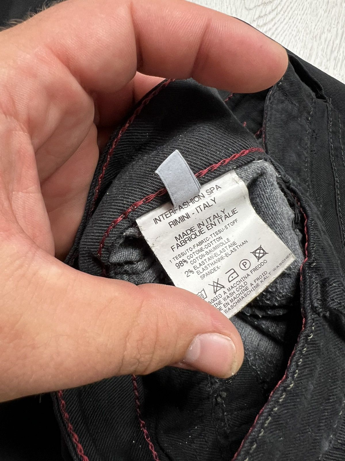 Marithe + Francois Girbaud Vintage Marithe Francois Girbaud Jeans Black Denim Pant MFG Size 27" / US 4 / IT 40 - 15 Thumbnail