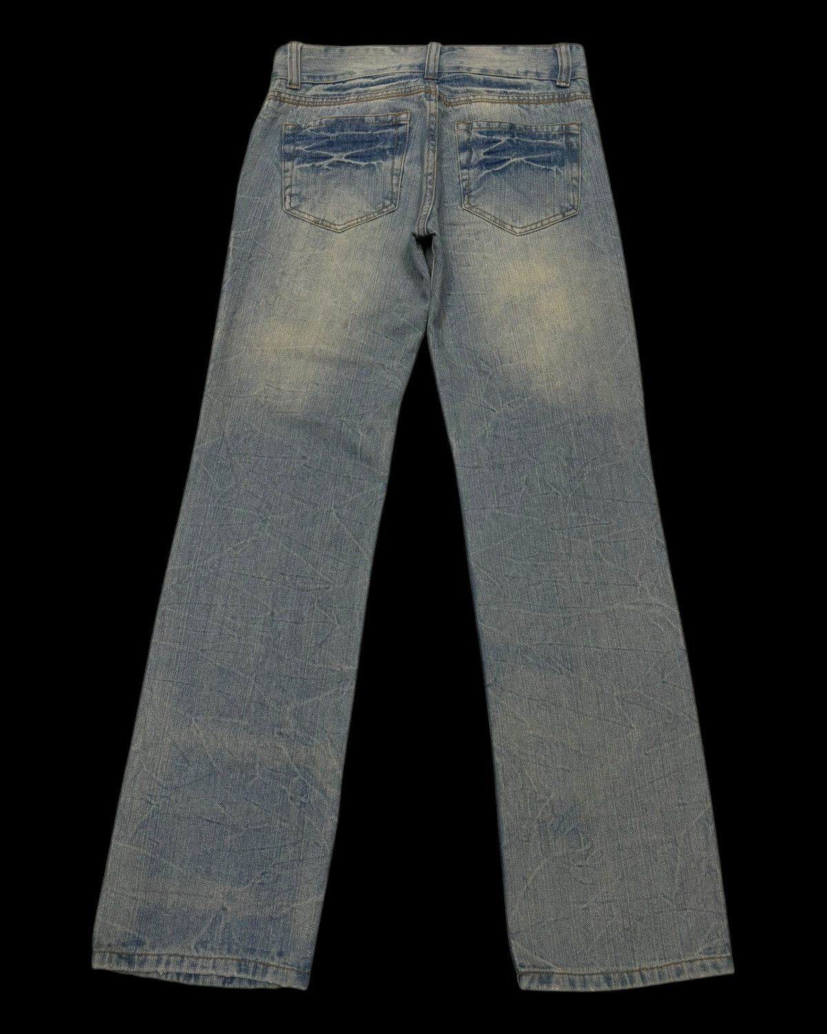 If Six Was Nine × Japanese Brand × Le Grande Bleu (L.G.B.) RIPPED 🇯🇵 CLEF DE SOL JAPANESE DISTRESSED DENIM JEANS Size US 30 / EU 46 - 2 Thumbnail