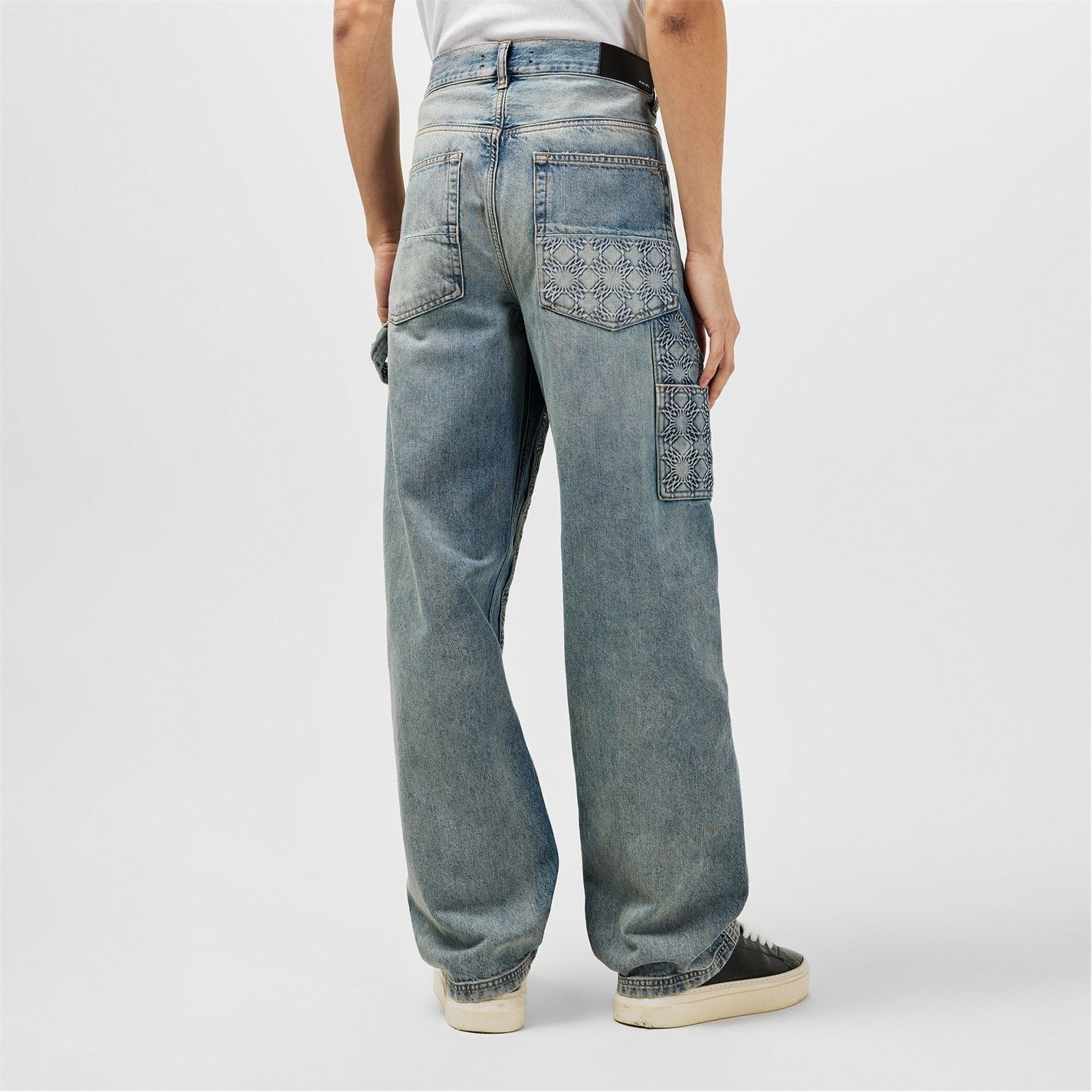 Amiri AMIRI Monogram-Debossed Straight Jeans Size US 30 / EU 46 - 4 Thumbnail