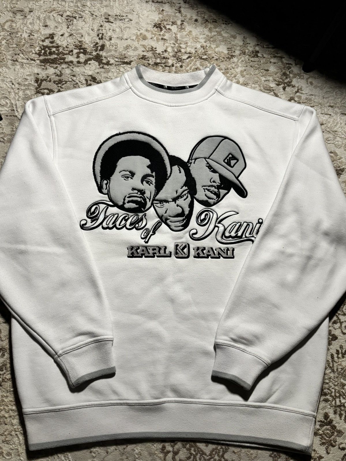 Karl Kani ‼️ MEGA VINTAGE LUXURY Karl Kani “Faces of Kani” Sweatshirt Size US M / EU 48-50 / 2 - 3 Thumbnail