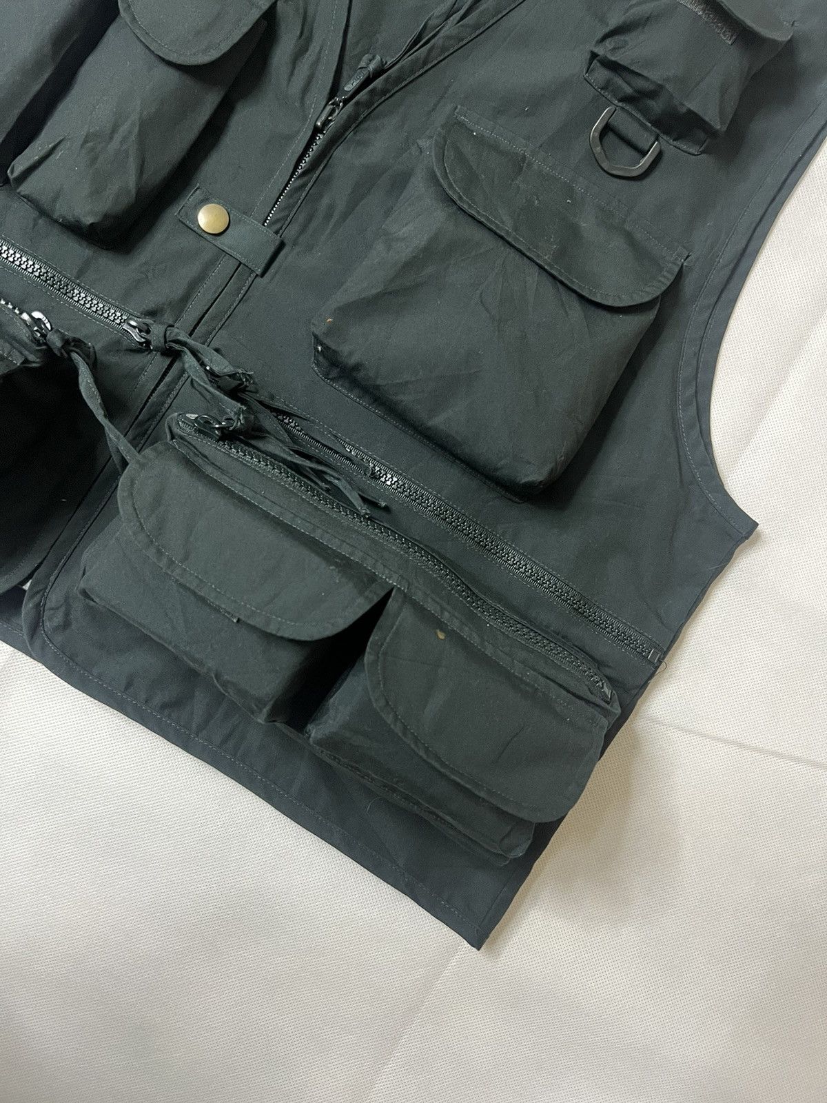 Japanese Brand Vintage Garza Tactical Multi Pocket Vest Fishing Outdoor Size US XL / EU 56 / 4 - 6 Thumbnail