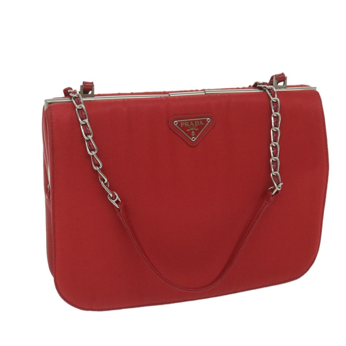 Prada Prada Chain Shoulder Bag Tessuto Size ONE SIZE - 1 Thumbnail