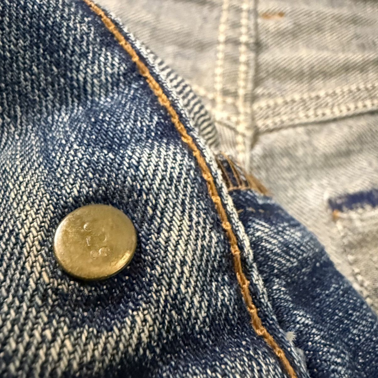 Levi's Vintage Clothing Vintage Levis 502-03 Rusty Dirty Aging Distressed Denim Size US 31 - 15 Thumbnail