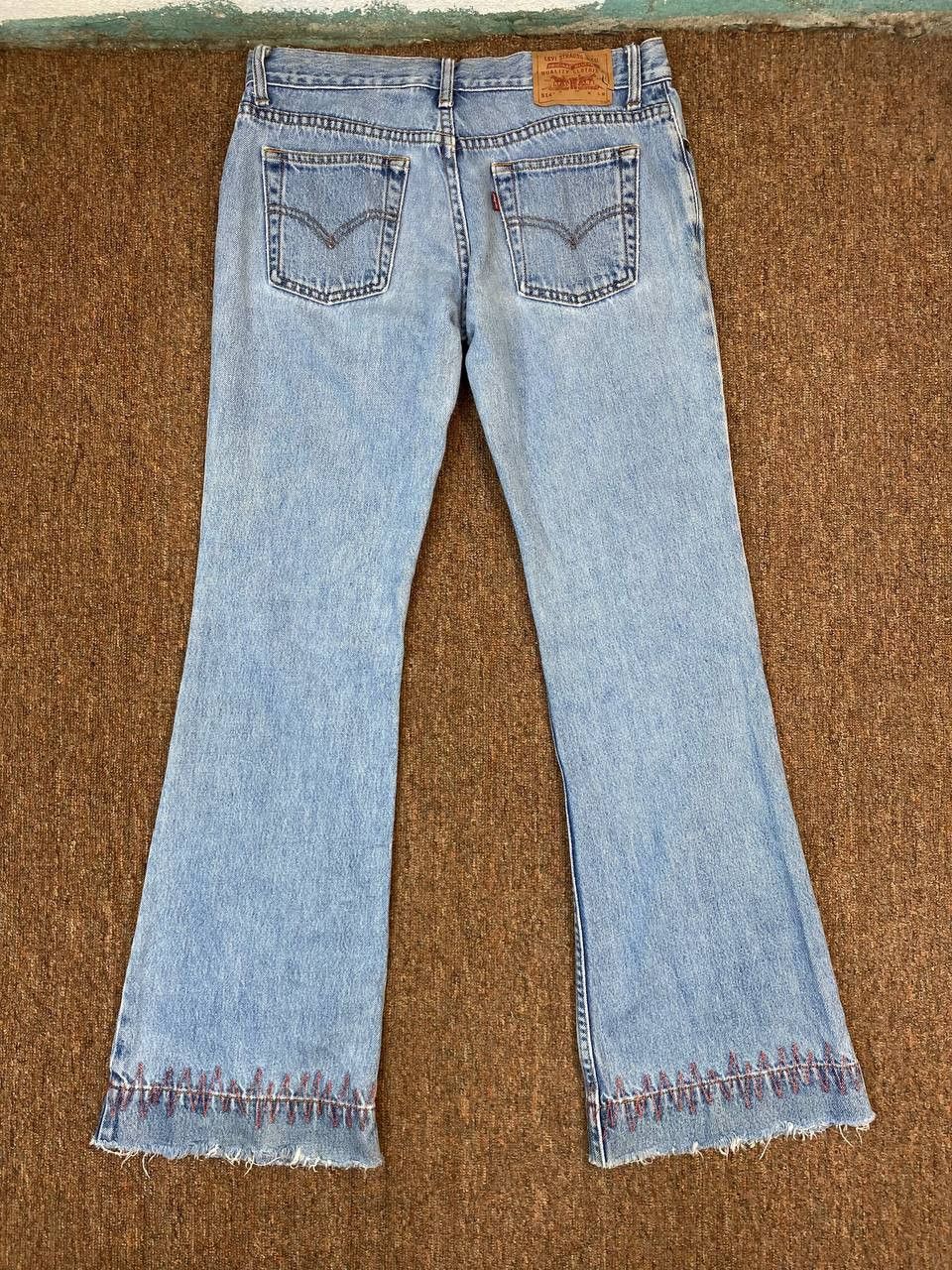 Levi's vintage levis 514 bootcut flare custom denim nice design Size US 32 / EU 48 - 1 Thumbnail