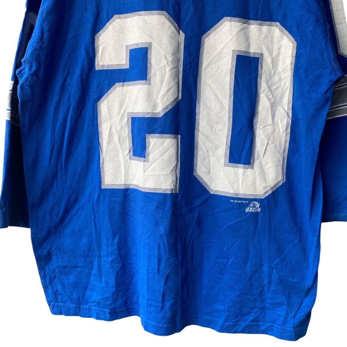NFL Vintage 1997 Detroit Lions Barry Sanders Shirt Size US XL / EU 56 / 4 - 8 Thumbnail