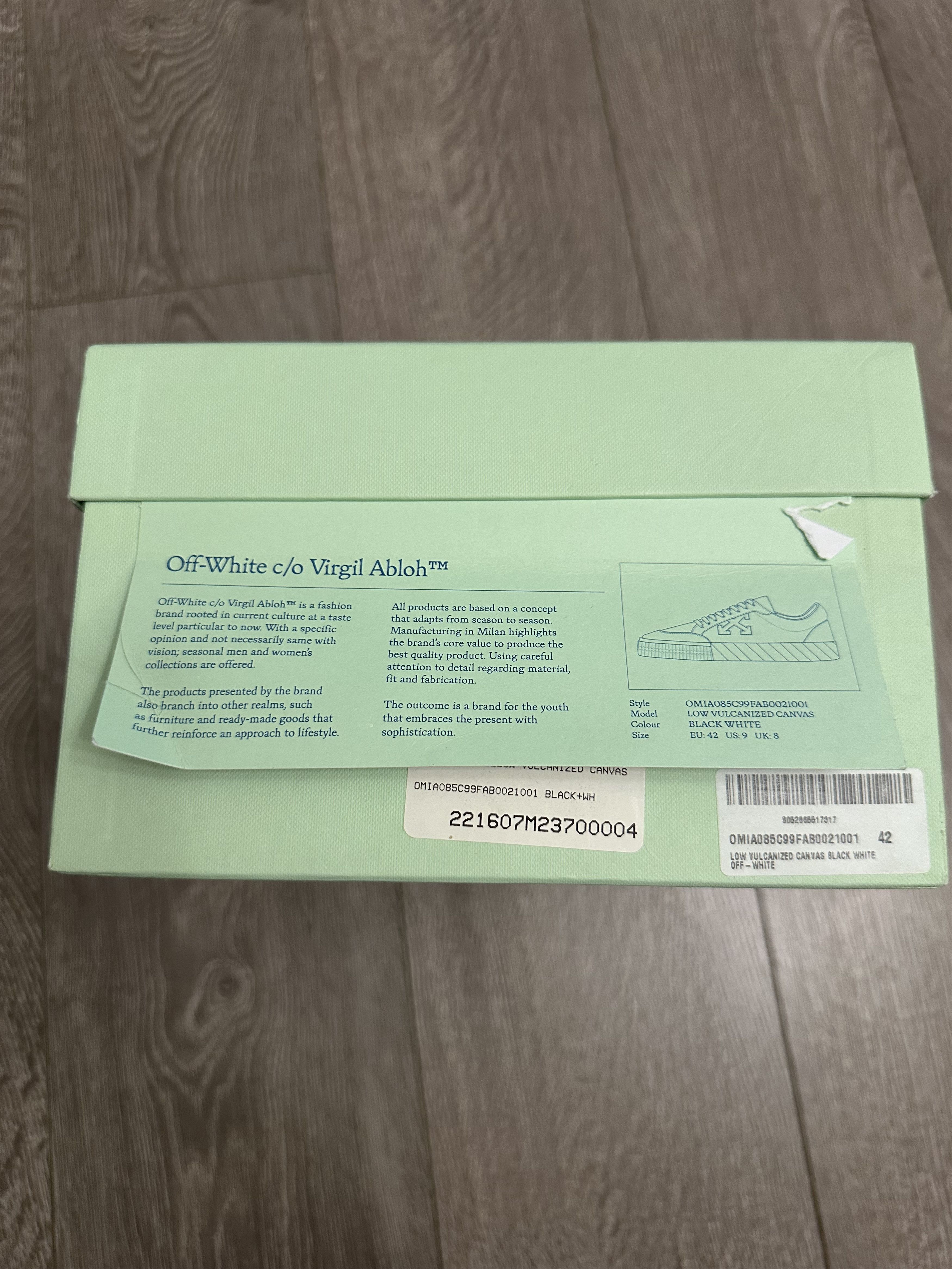 Off-White Canvas Off White Sneaker Size US 9 / EU 42 - 5 Thumbnail