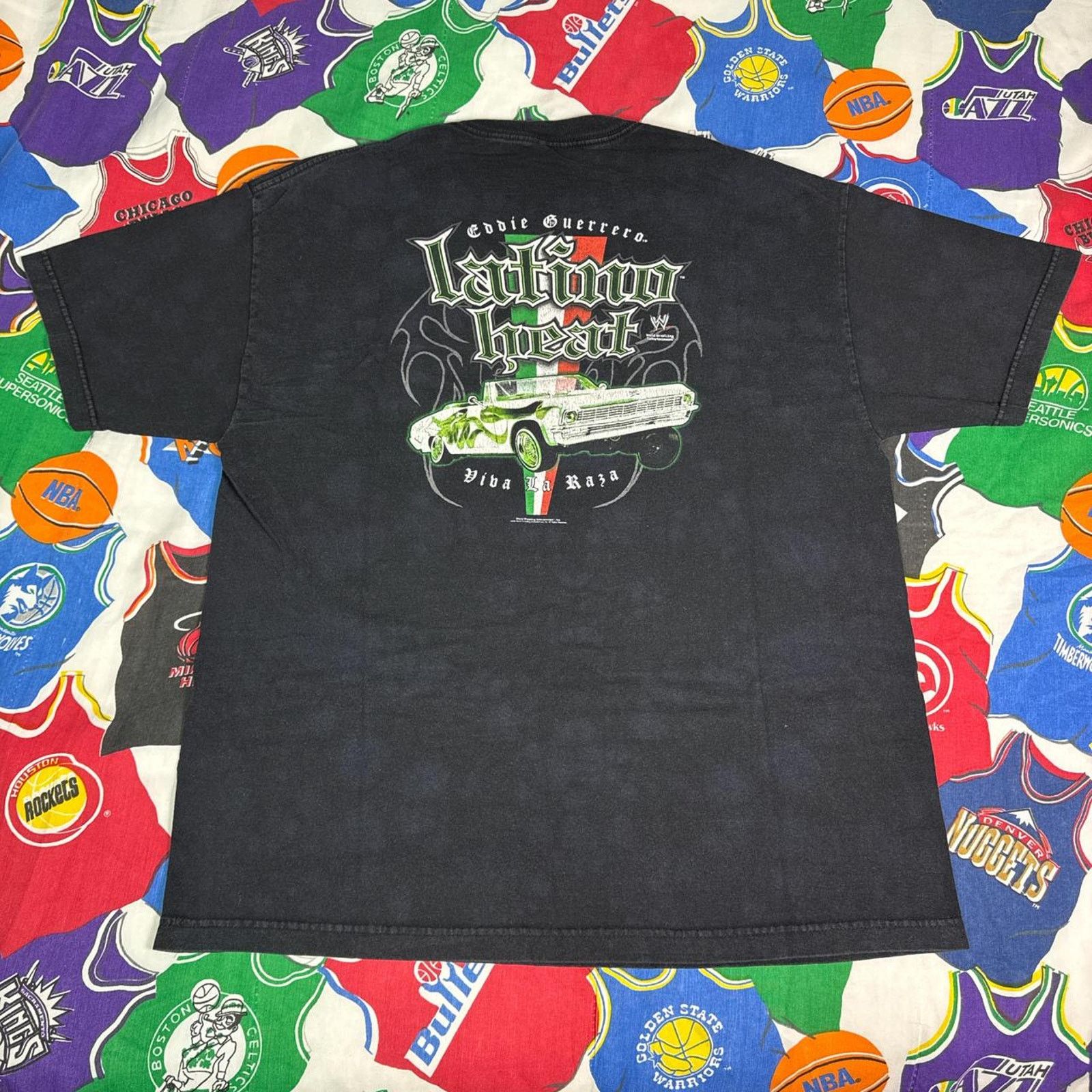 Vintage × WWE VTG 2005 WWE Eddie Guerrero Latino Heat Mens Sz XL T-Shirt Size US XL / EU 56 / 4 - 2 Thumbnail