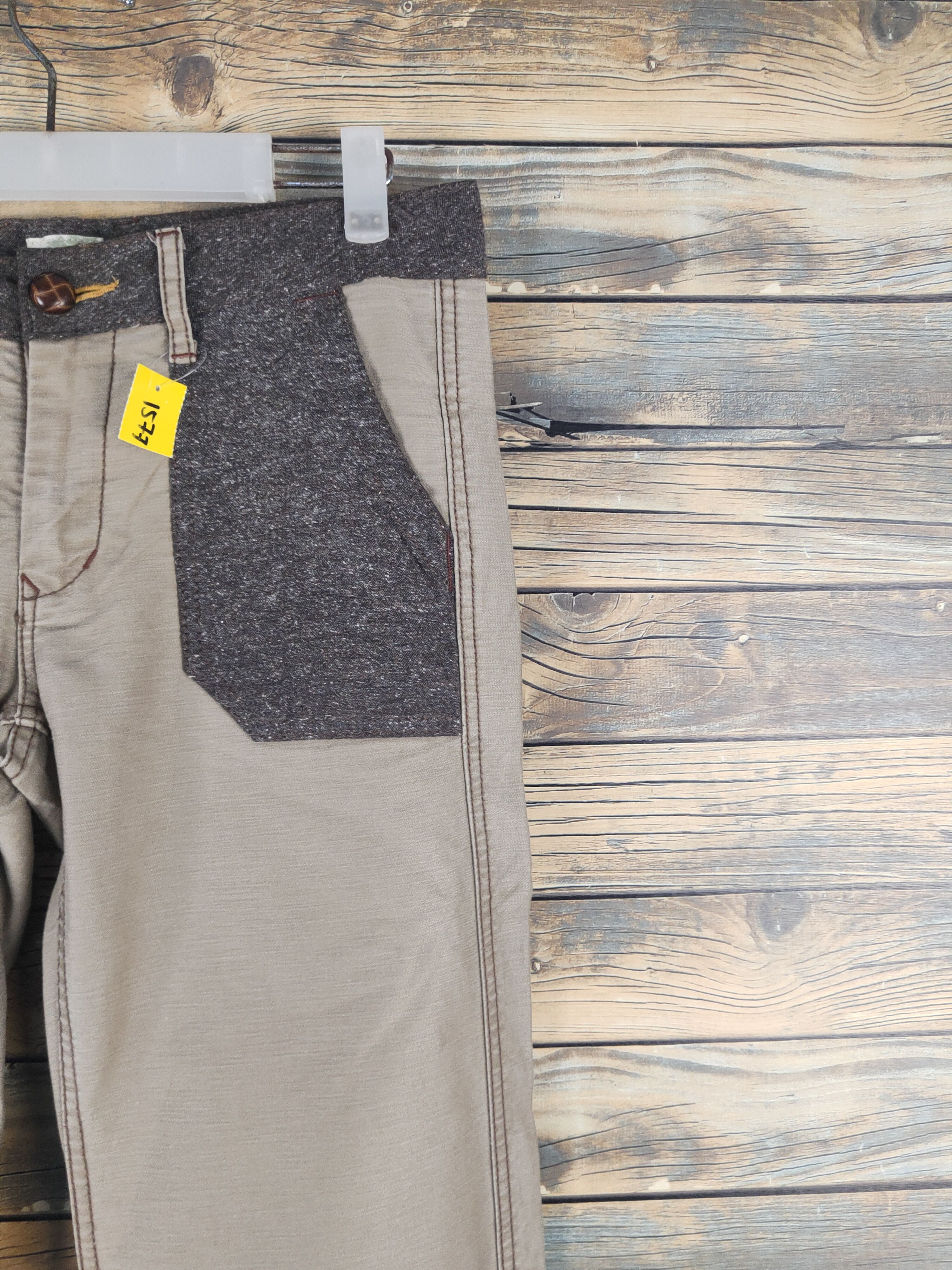 Japanese Brand DL In the groove Beige Multipocket Casual Pants #1577 Size 30" / US 8 / IT 44 - 5 Thumbnail