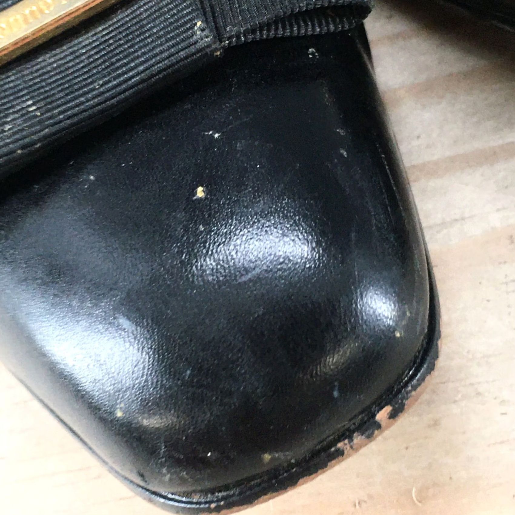 Aigner Aigner Pumps Womens Black Savannah Slip On Leather Comfort Casual Size US 7 / IT 37 - 4 Thumbnail