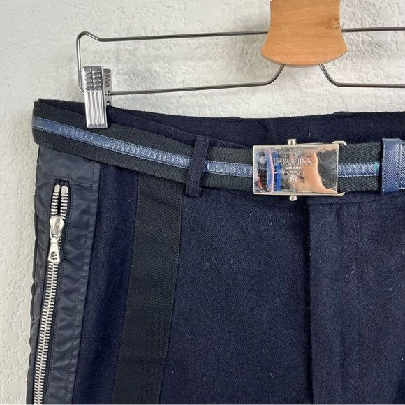 Dries Van Noten Dries Van Noten AW 14 Runway Biker Moto Zipper Wool Pants Size US 40 / EU 56 - 12 Thumbnail