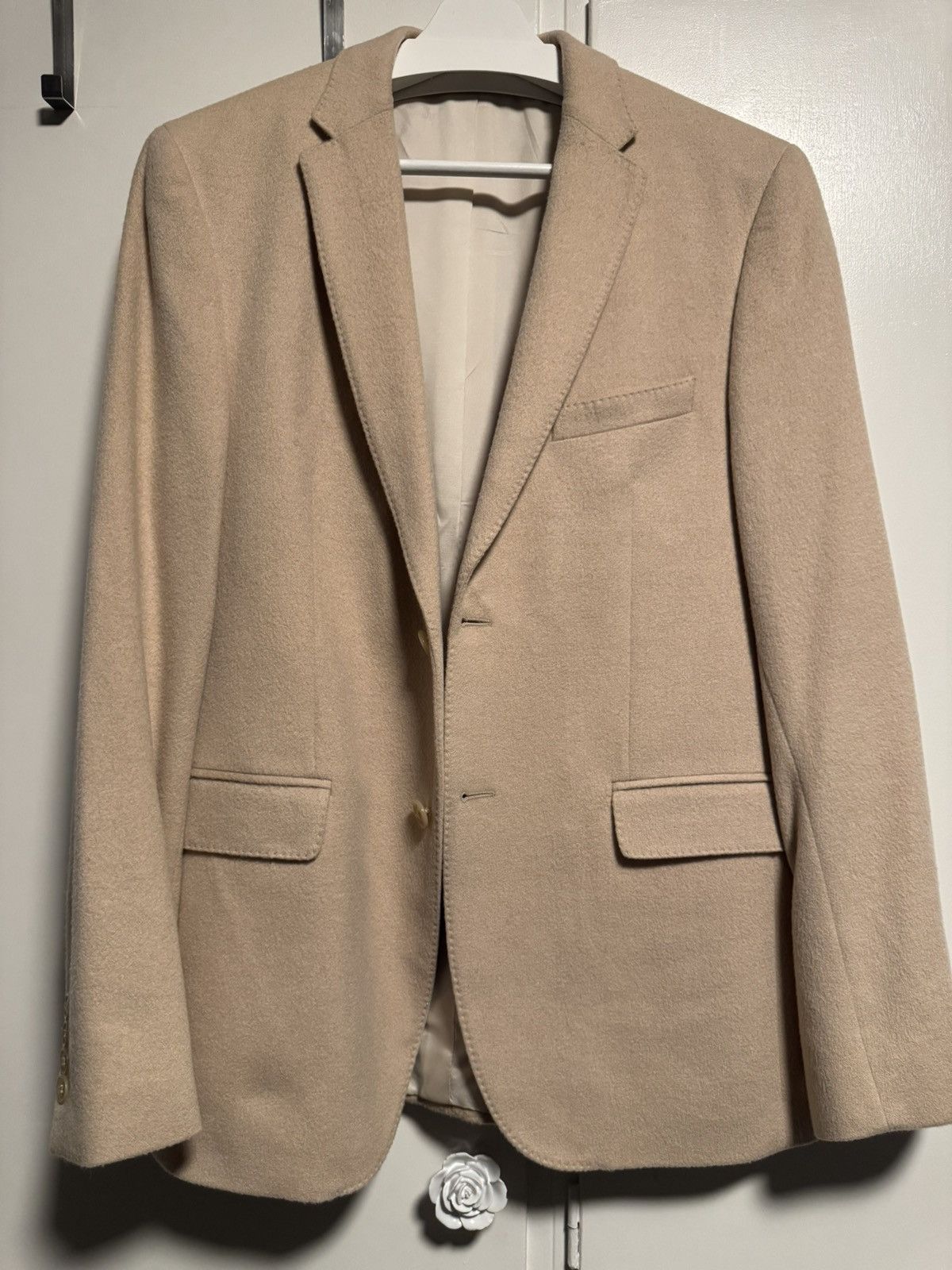 Hugo Boss Hugo Boss Camel Hair Blazer S 48 Size 48R - 1 Thumbnail