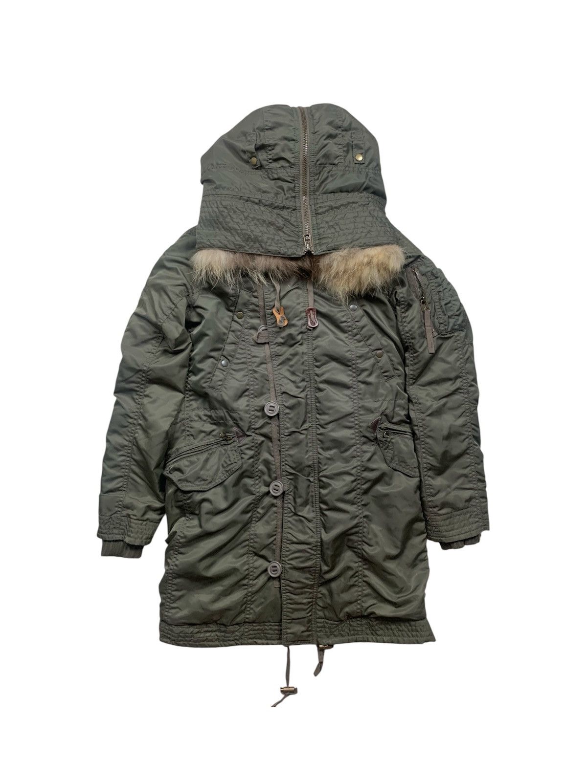 GOA 2000s GOA FUR COLLARED PARKA JACKET Size US M / EU 48-50 / 2 - 3 Thumbnail