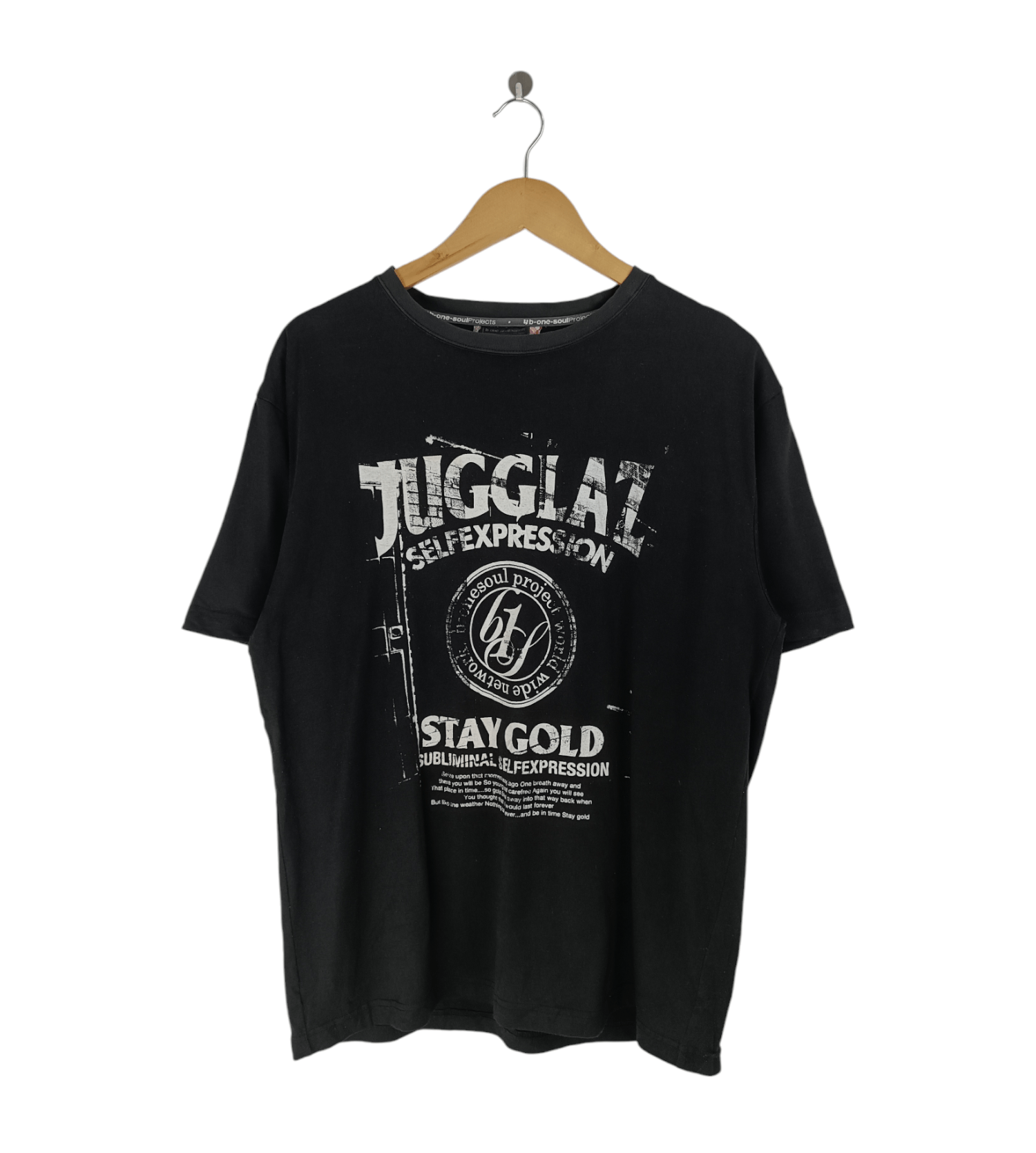 Japanese Brand VINTAGE Y2K B ONE SOULPROJECTS JUGGLAZ BBOY HIPHOP TEE Size US L / EU 52-54 / 3 - 1 Thumbnail