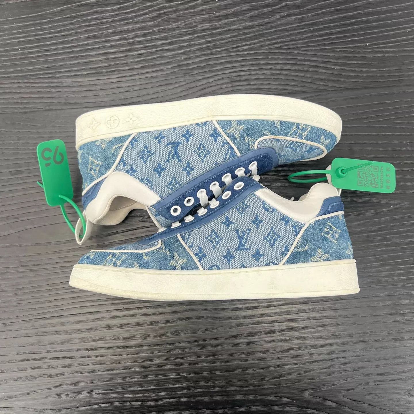 Louis Vuitton LV Boombox Denim Blue 37 Size US 6.5 / IT 36.5 - 3 Thumbnail