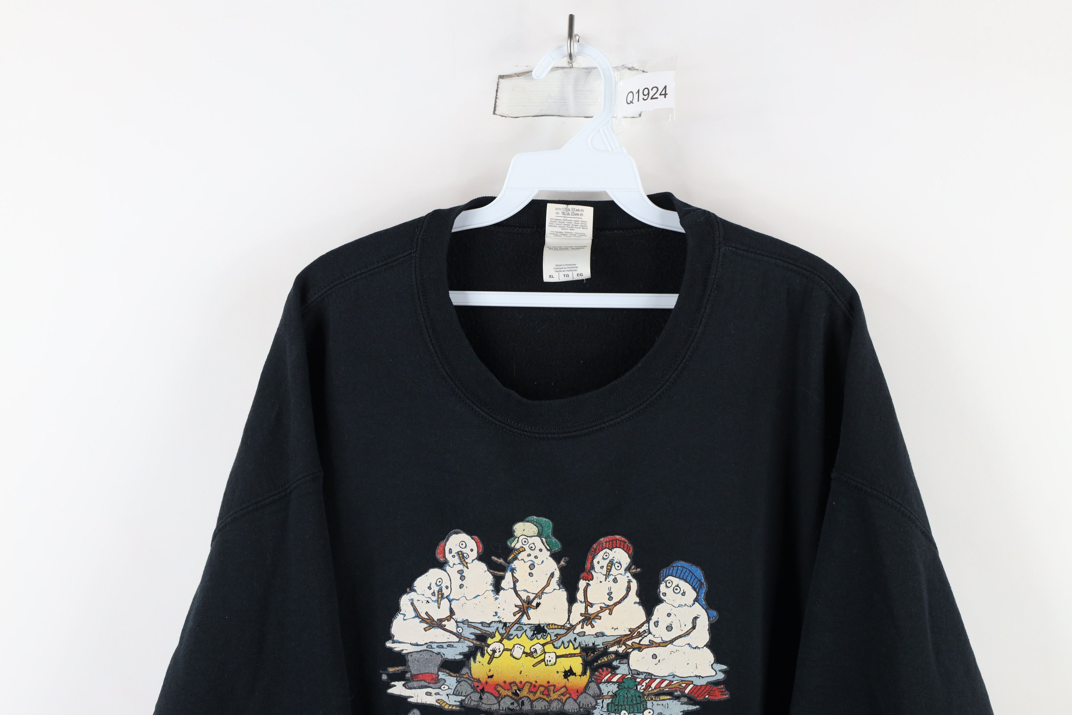 Vintage Vintage Streetwear Christmas Snowman Bad Idea Sweatshirt Size US XL / EU 56 / 4 - 2 Thumbnail