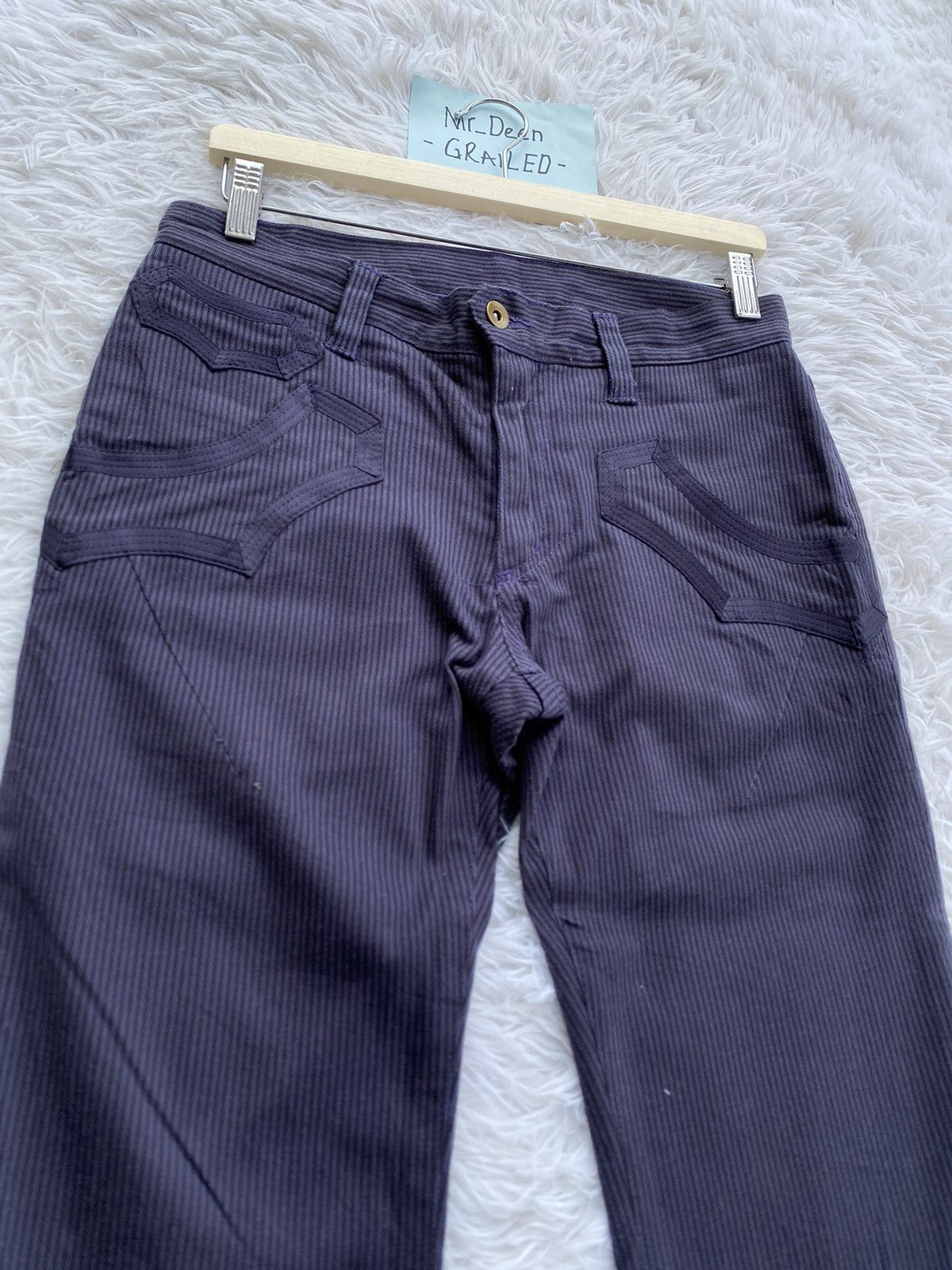 Number (N)ine Rare Vintage Number Nine Stripes Pants Size US 31 - 10 Thumbnail