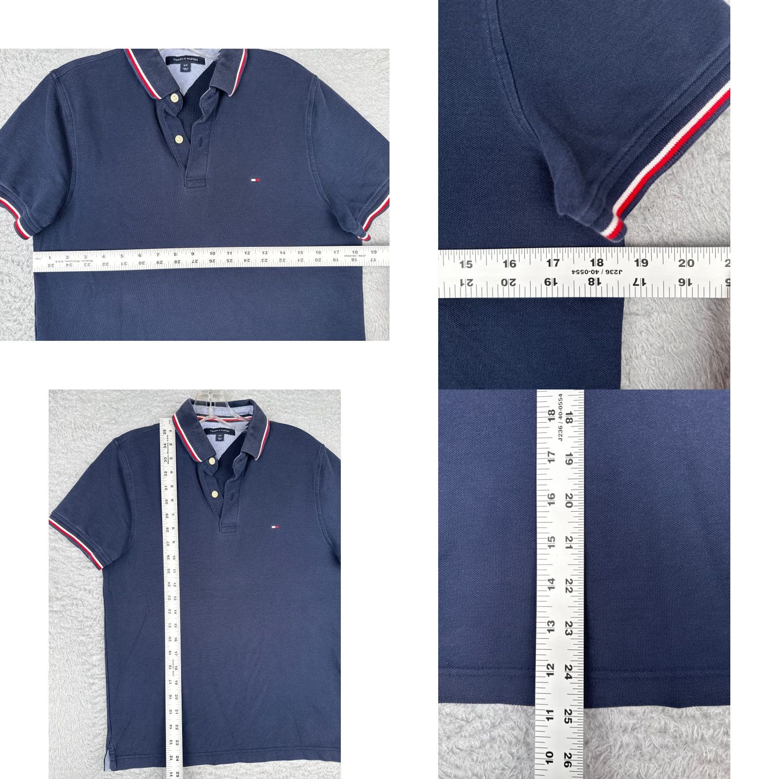 Tommy Hilfiger Tommy Hilfiger Polo Shirt Mens Small Blue Cotton Short Sleeve Golf Casual Activewear Size US S / EU 44-46 / 1 - 8 Thumbnail