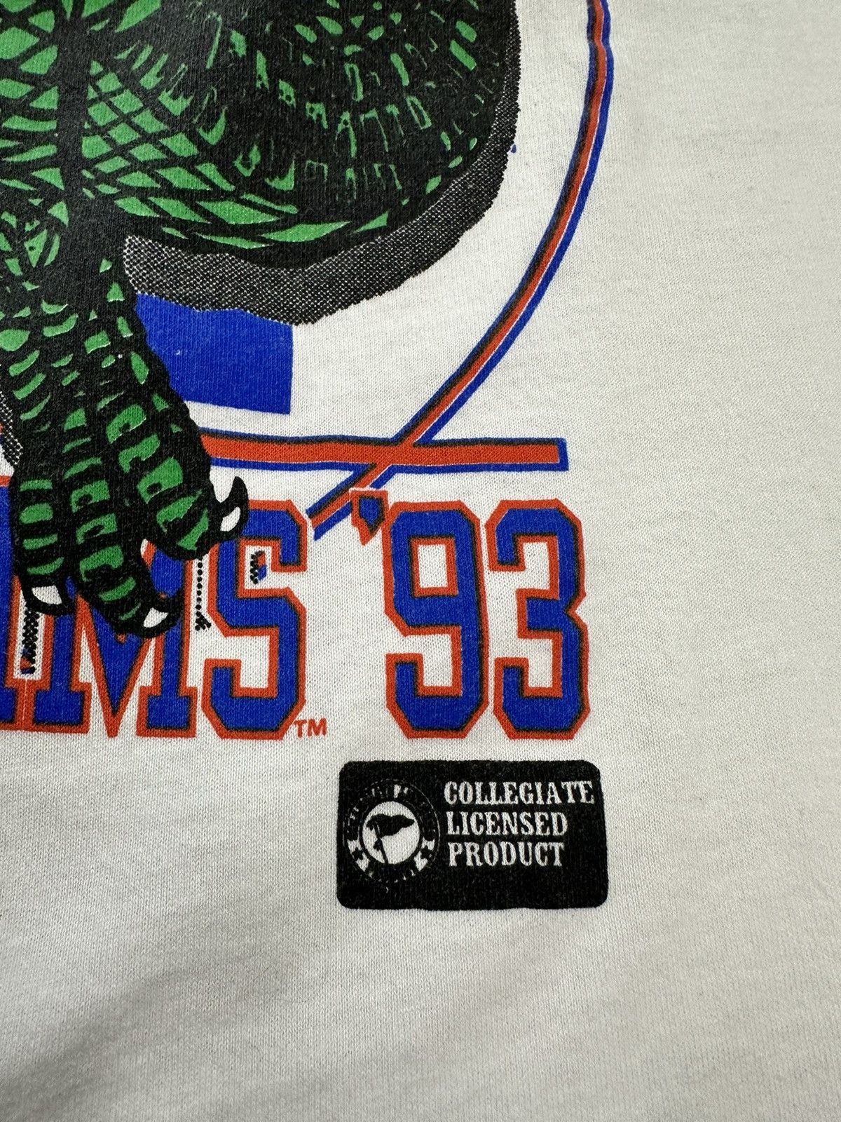 Fruit Of The Loom Vintage 90s FOTL Florida Gators Victims 93 Collegiate Shirt Size US XL / EU 56 / 4 - 7 Thumbnail