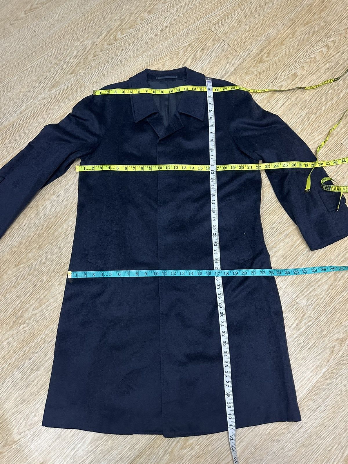 Vintage Nina Ricci Monsieur Wool Trench Coat Z35 Size US M / EU 48-50 / 2 - 5 Thumbnail