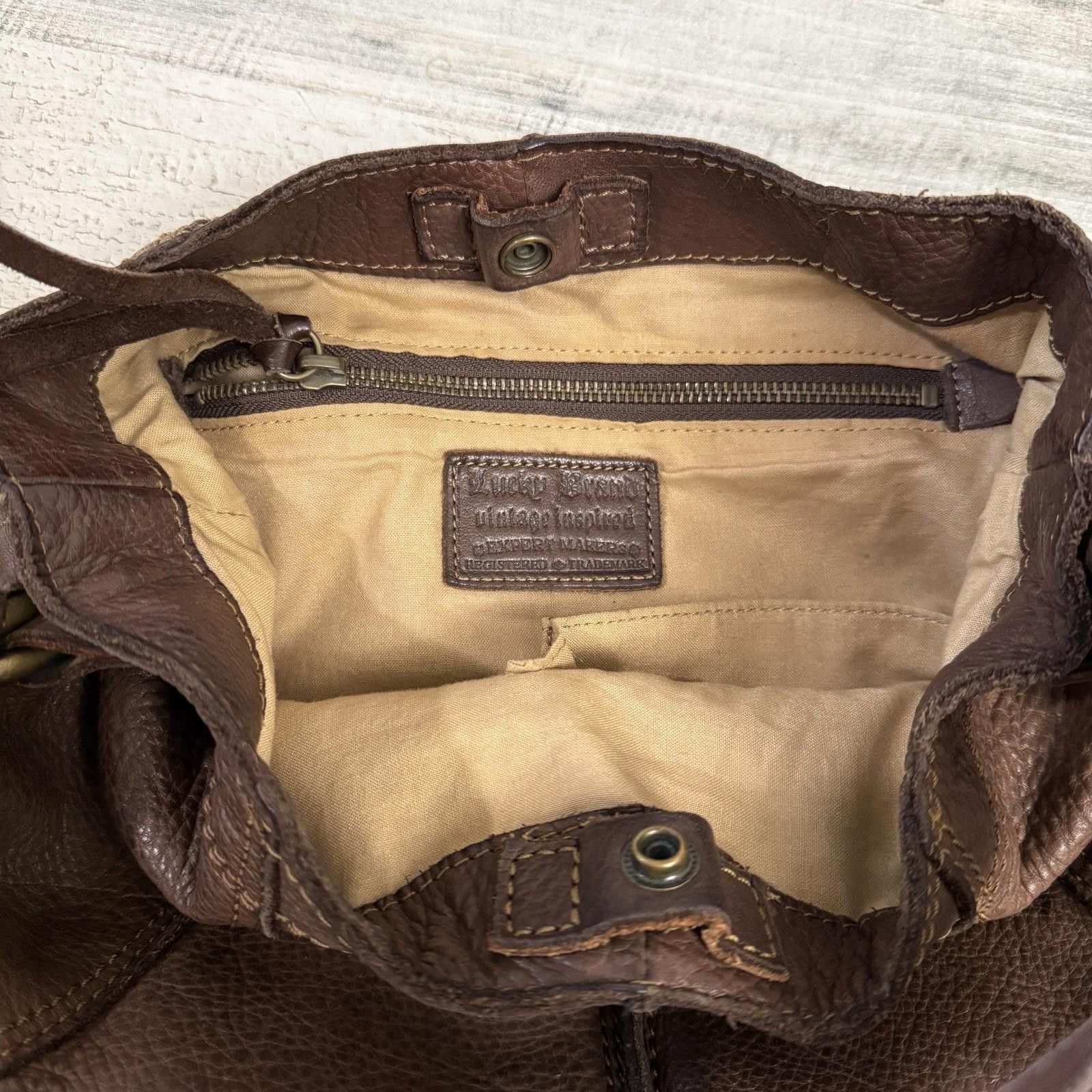 Lucky Brand Leather Lucky Brand Shoulder Western Indie Bag Size ONE SIZE - 6 Thumbnail