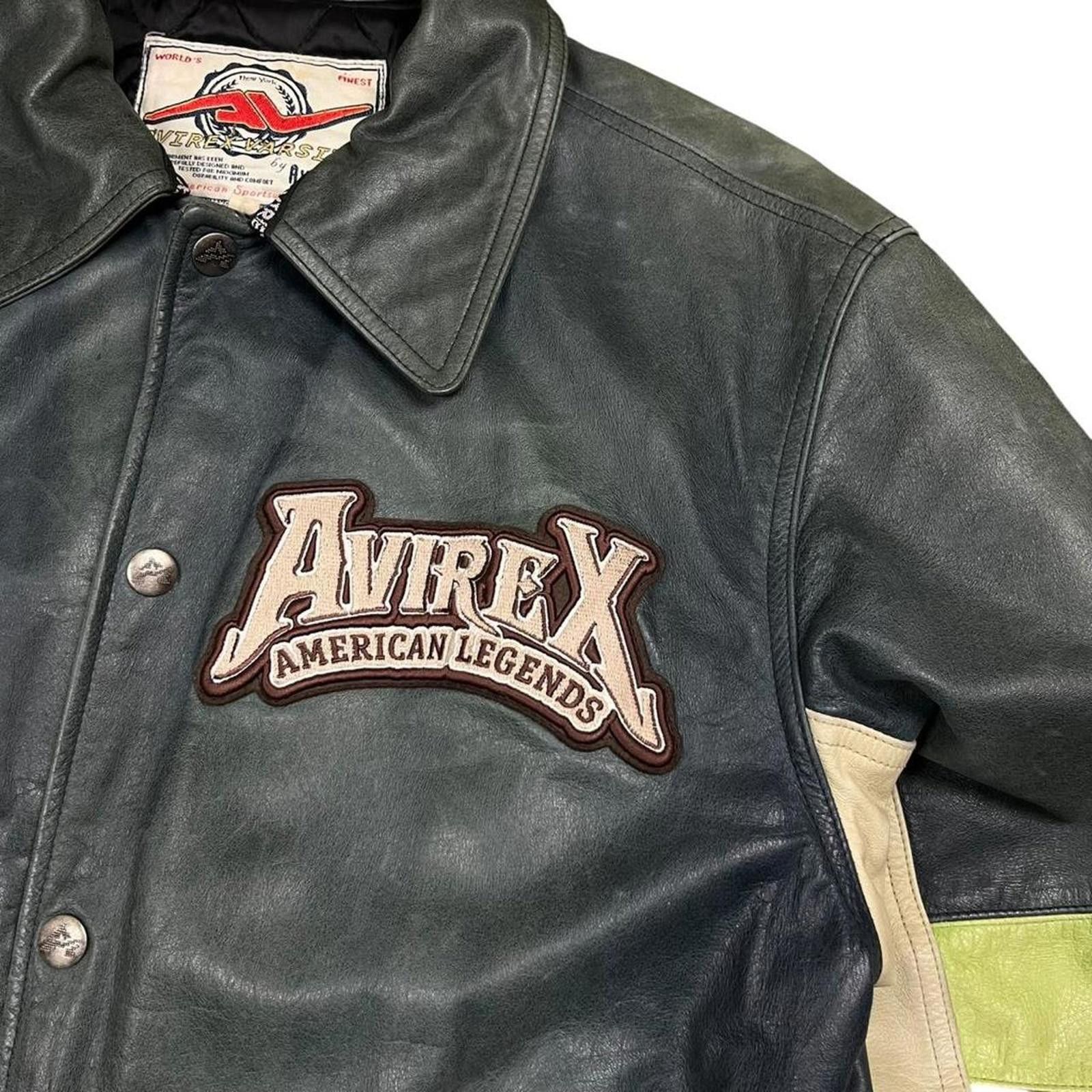 Avirex Avirex Leather Jacket Size US L / EU 52-54 / 3 - 3 Thumbnail