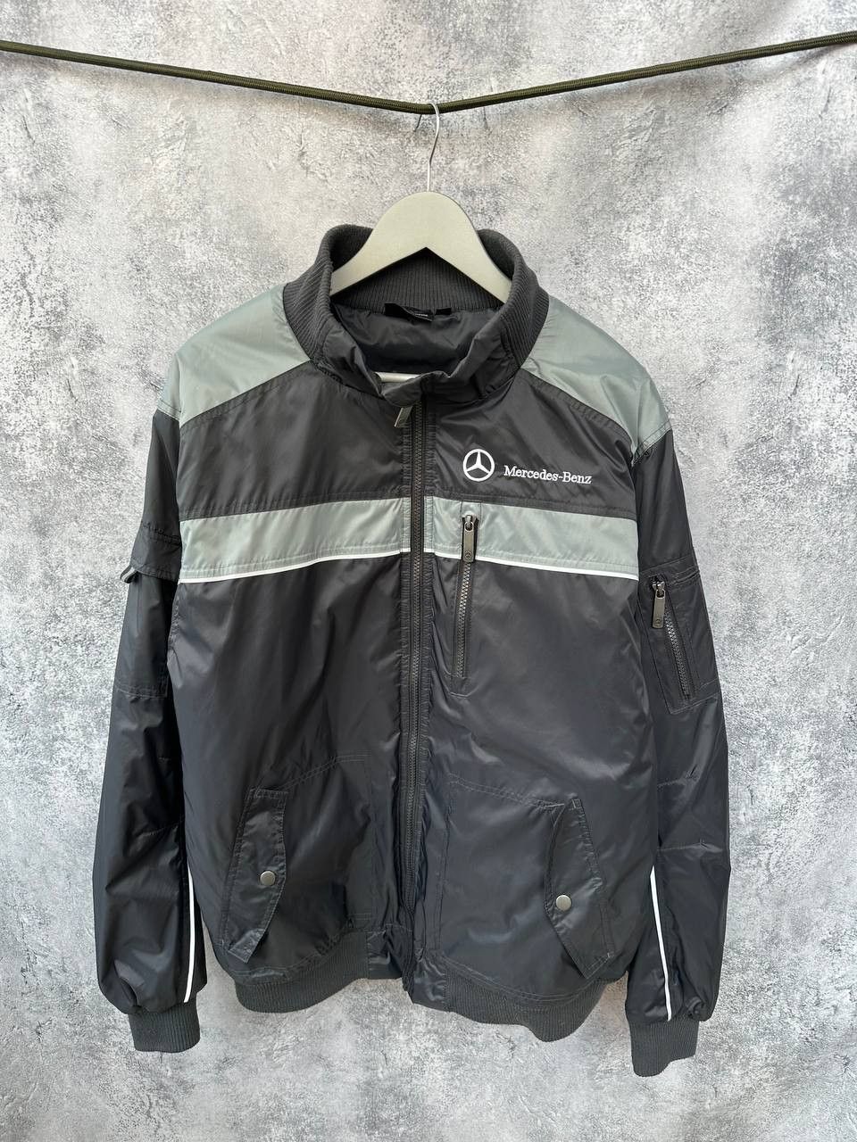 Formula 1 × Mercedes-Benz Mercedes Benz Racing Jacket Nylon Bomber Formula Uno 90s Size US XL / EU 56 / 4 - 2 Thumbnail