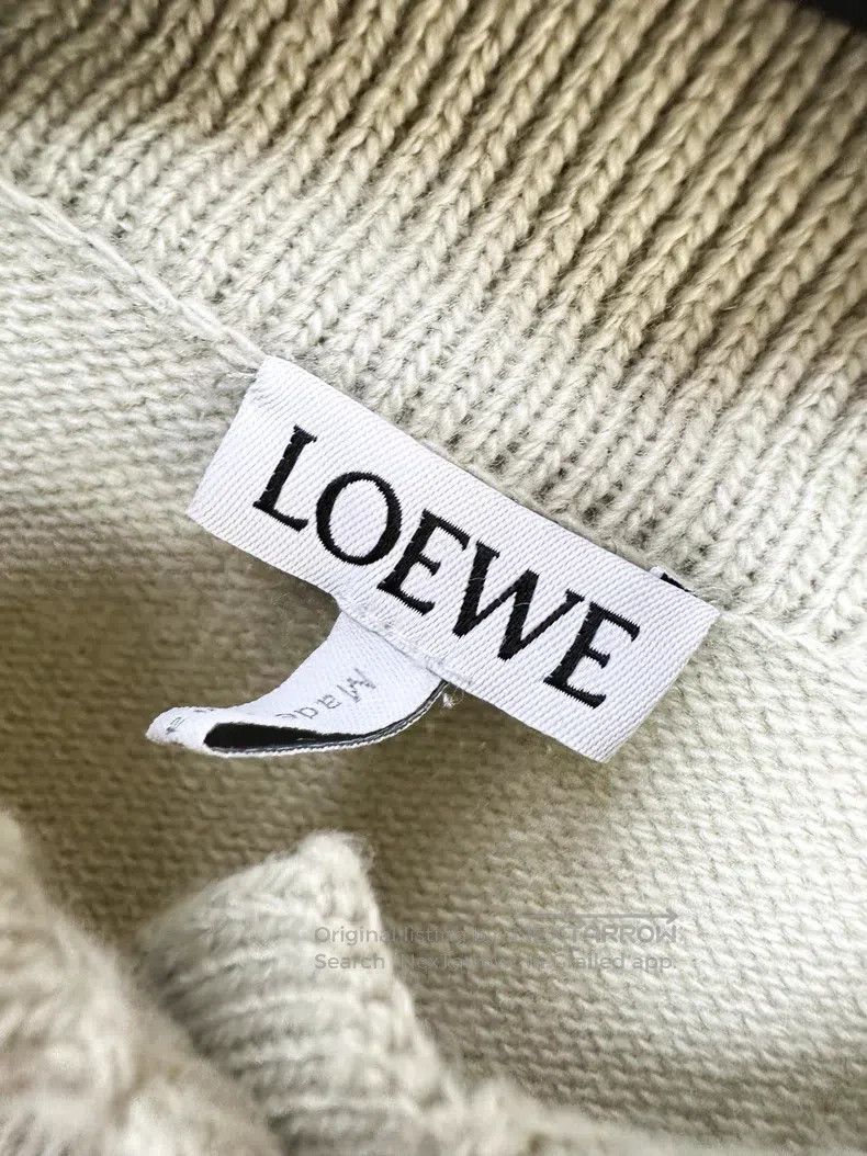 Loewe Loewe Color-blocked wool pocket logo embroidered polo shir Size XS / US 0-2 / IT 36-38 - 5 Thumbnail
