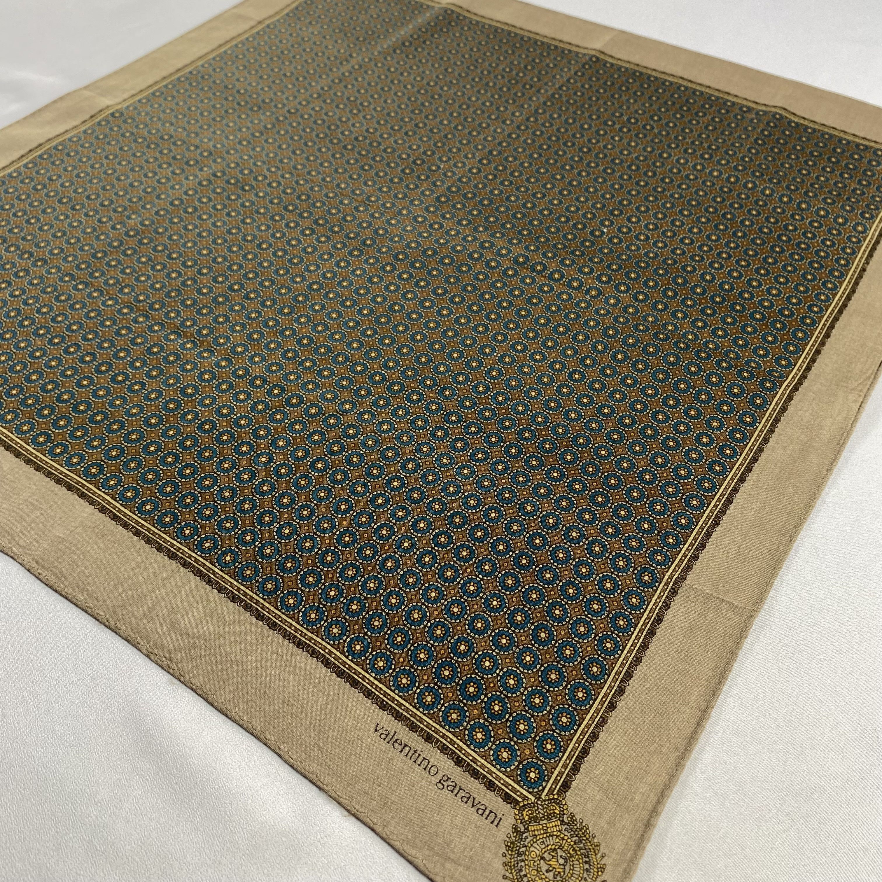 Valentino × Vintage Valentino Garavani Handkerchief / Neckerchief-P1332 Size ONE SIZE - 2 Thumbnail