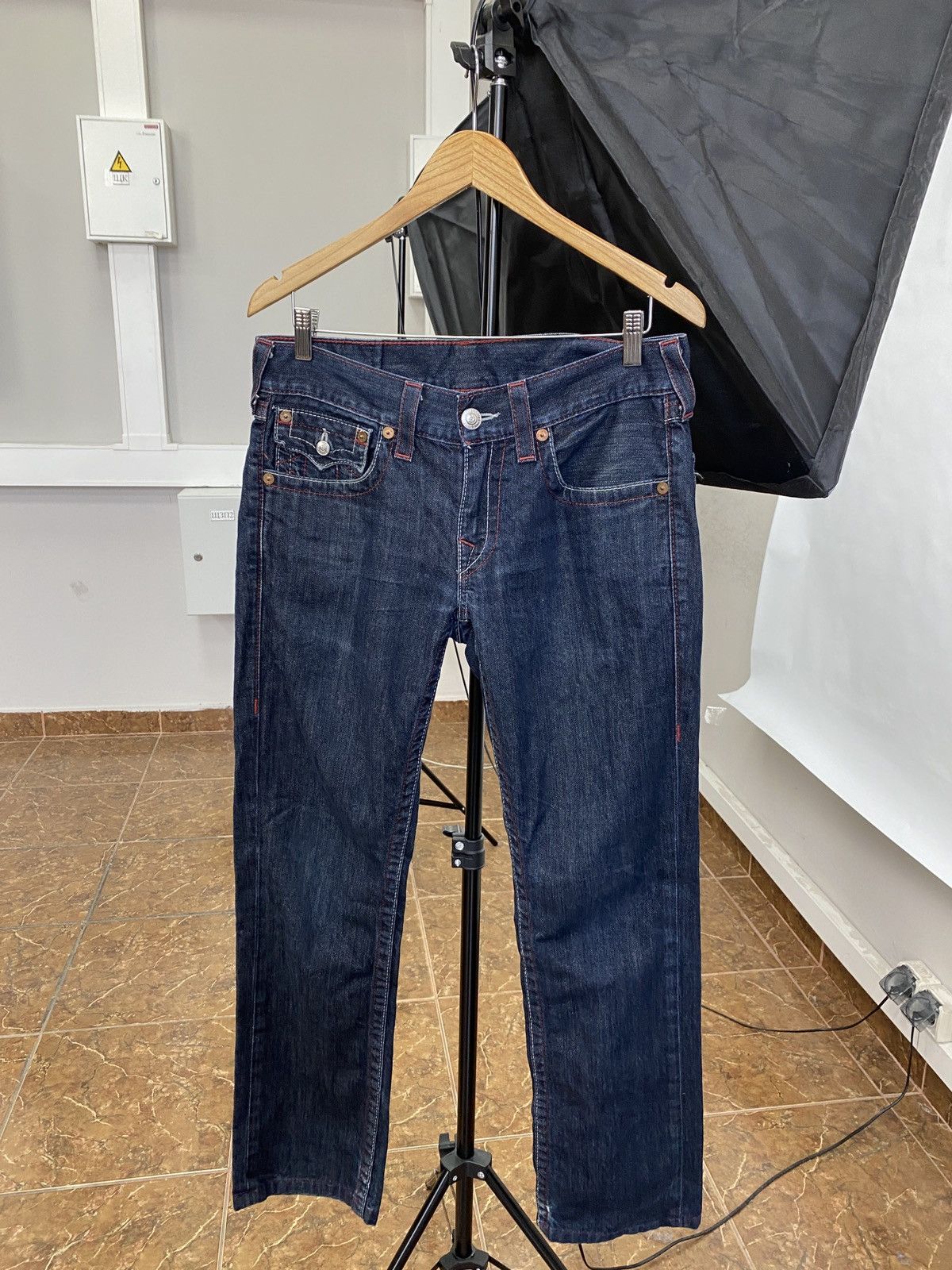 True Religion 🇺🇸 Vintage True Religion Denim Jeans Mde in USA Y2K Rare Hype Size US 30 / EU 46 - 2 Thumbnail