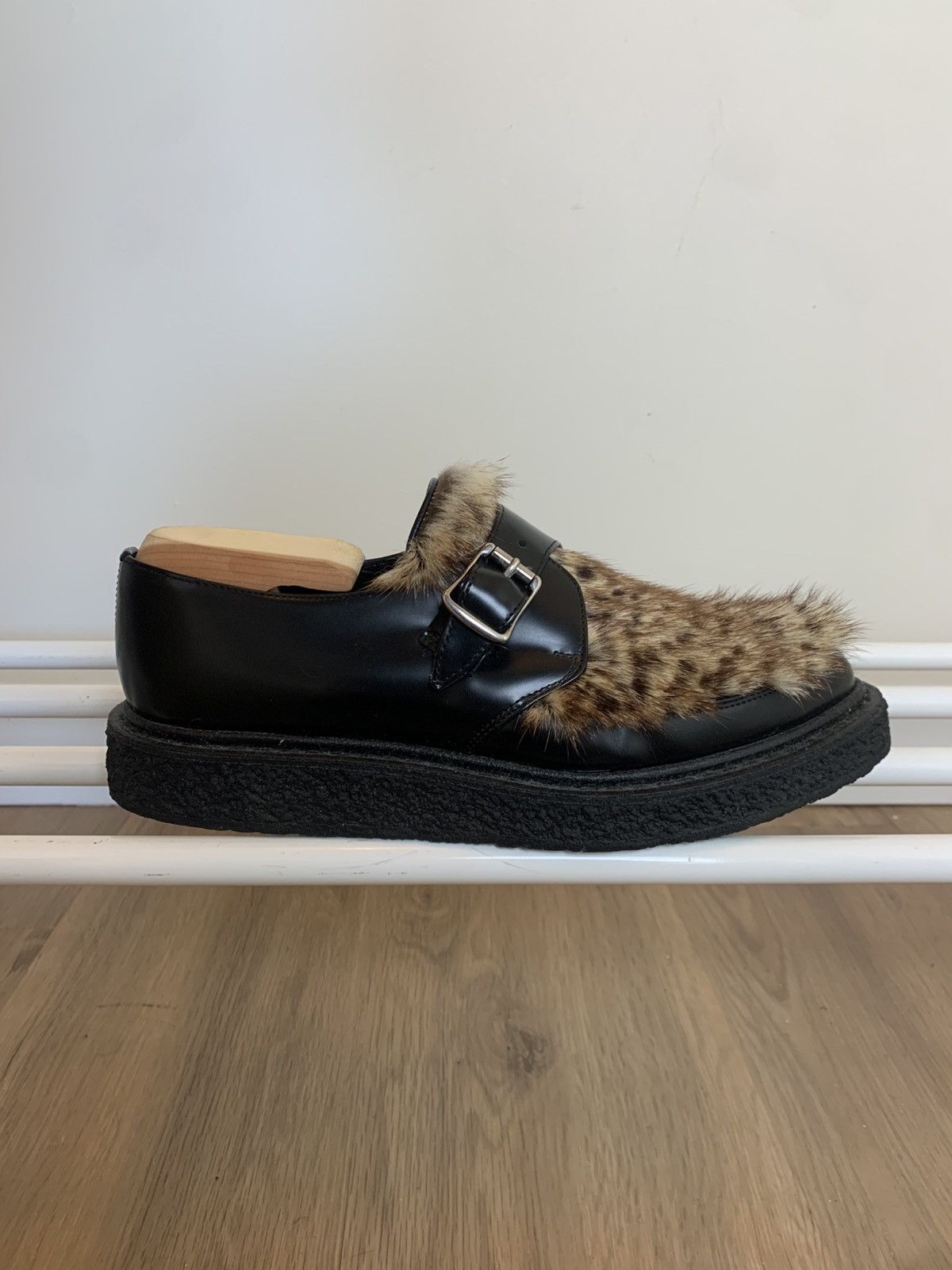 Hedi Slimane × Saint Laurent Paris Saint Laurent Paris AW14 Fur Monk Strap Creepers Size US 6.5 / EU 39-40 - 7 Thumbnail