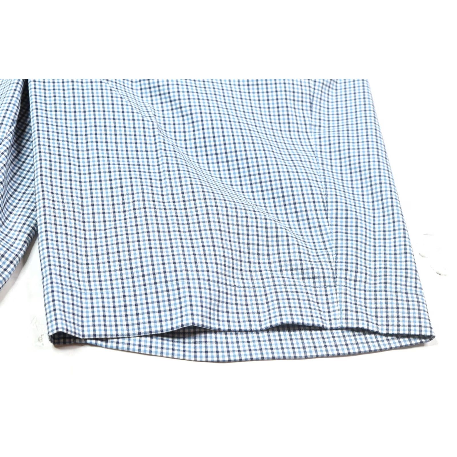 Puma Puma dryCELL Tech Flex Golf Shorts Mens 28 Blue Plaid Wicking Athletic Fit Size US 29 - 3 Thumbnail