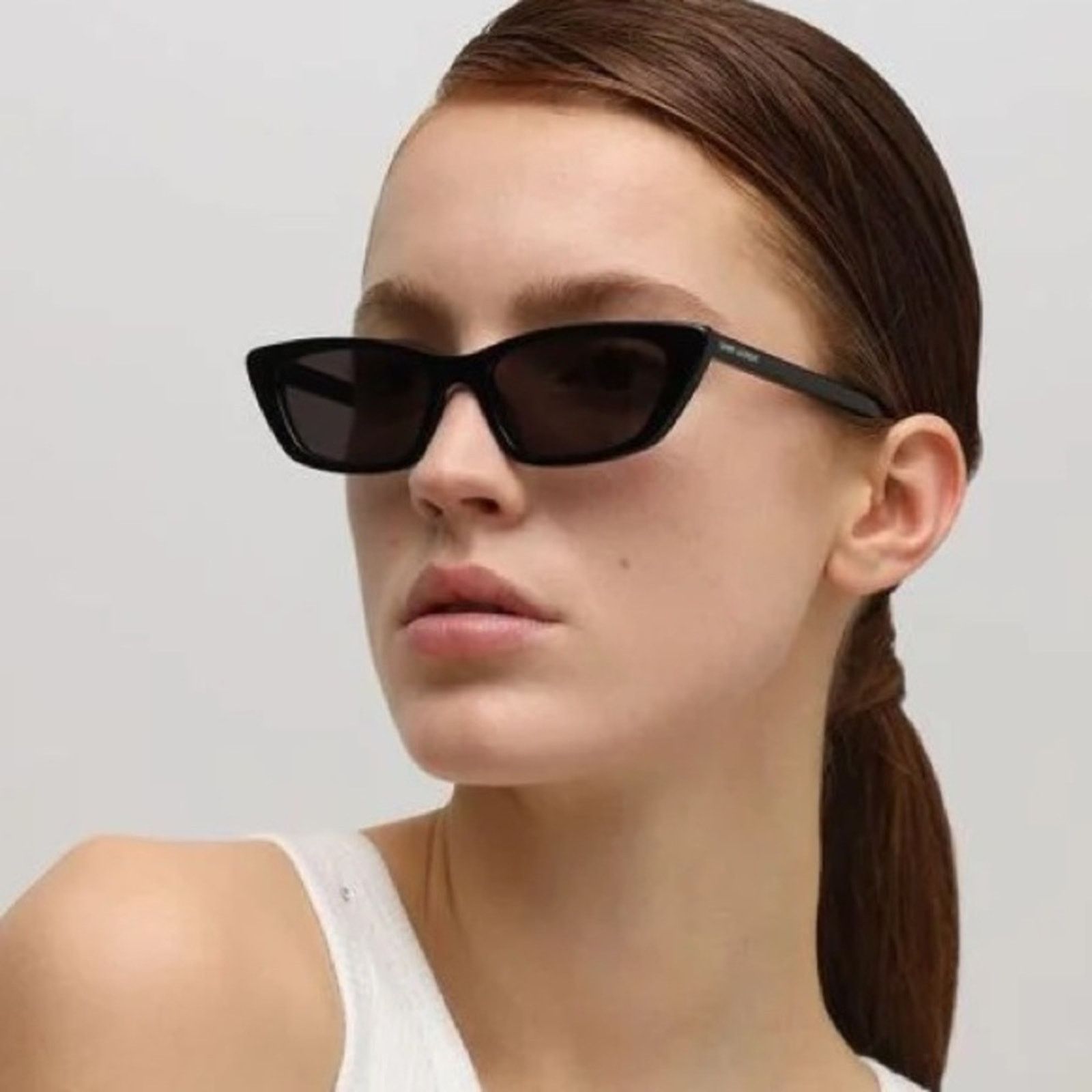 Saint Laurent Paris NEW YSL Saint Laurent Sunglasses SL 277 009 Black Unisex Size ONE SIZE - 7 Thumbnail