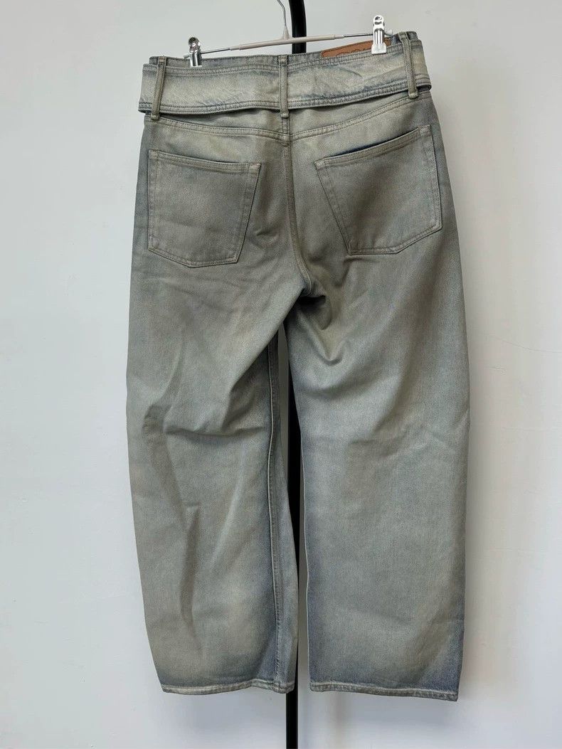 Acne Studios Acne Studios Pearl ivory white loose belted long pants and Size US 36 / EU 52 - 2 Thumbnail