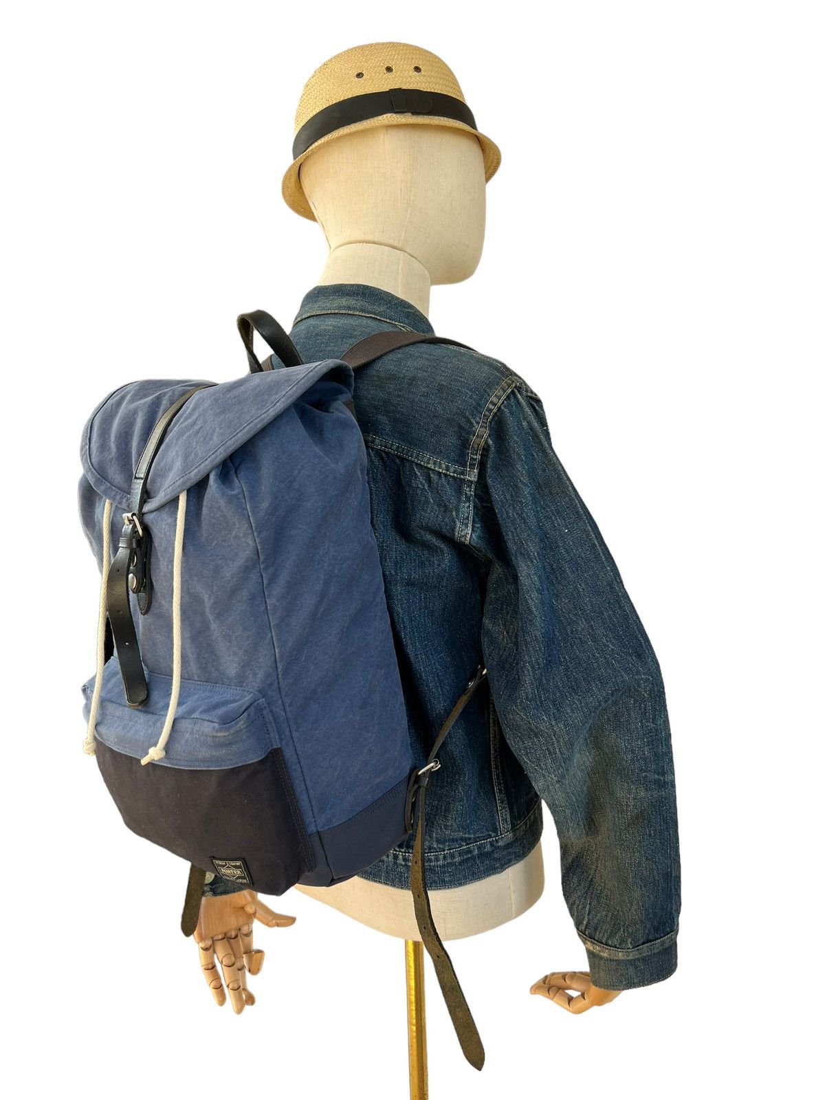 Porter Porter Japan “ Used Look “ Backpack Rucksack Size ONE SIZE - 4 Thumbnail