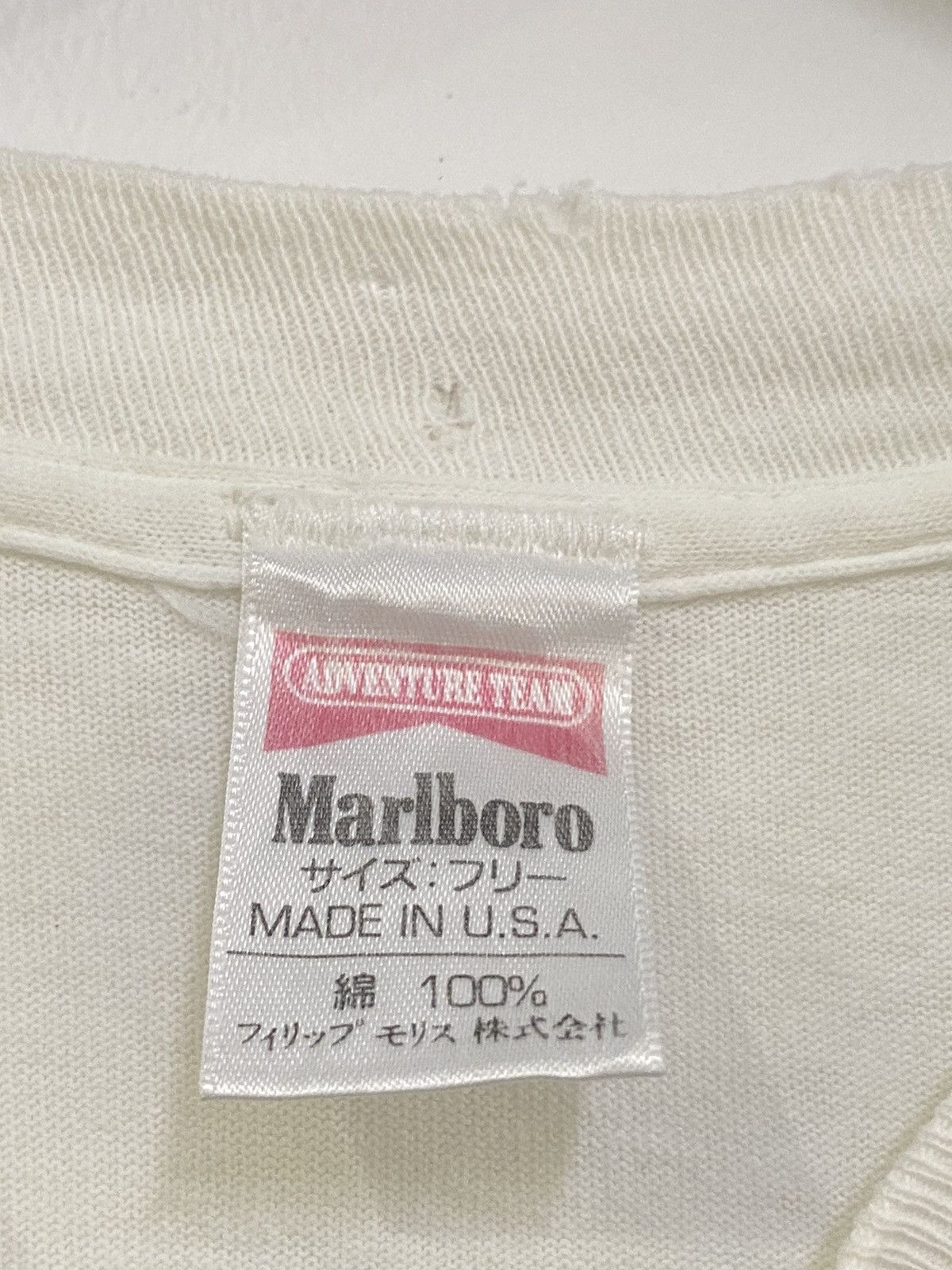 Vintage 💥VINTAGE MARLBORO ADVANTURE TEAM SINGLE STICH POCKET TEE Size US L / EU 52-54 / 3 - 11 Thumbnail